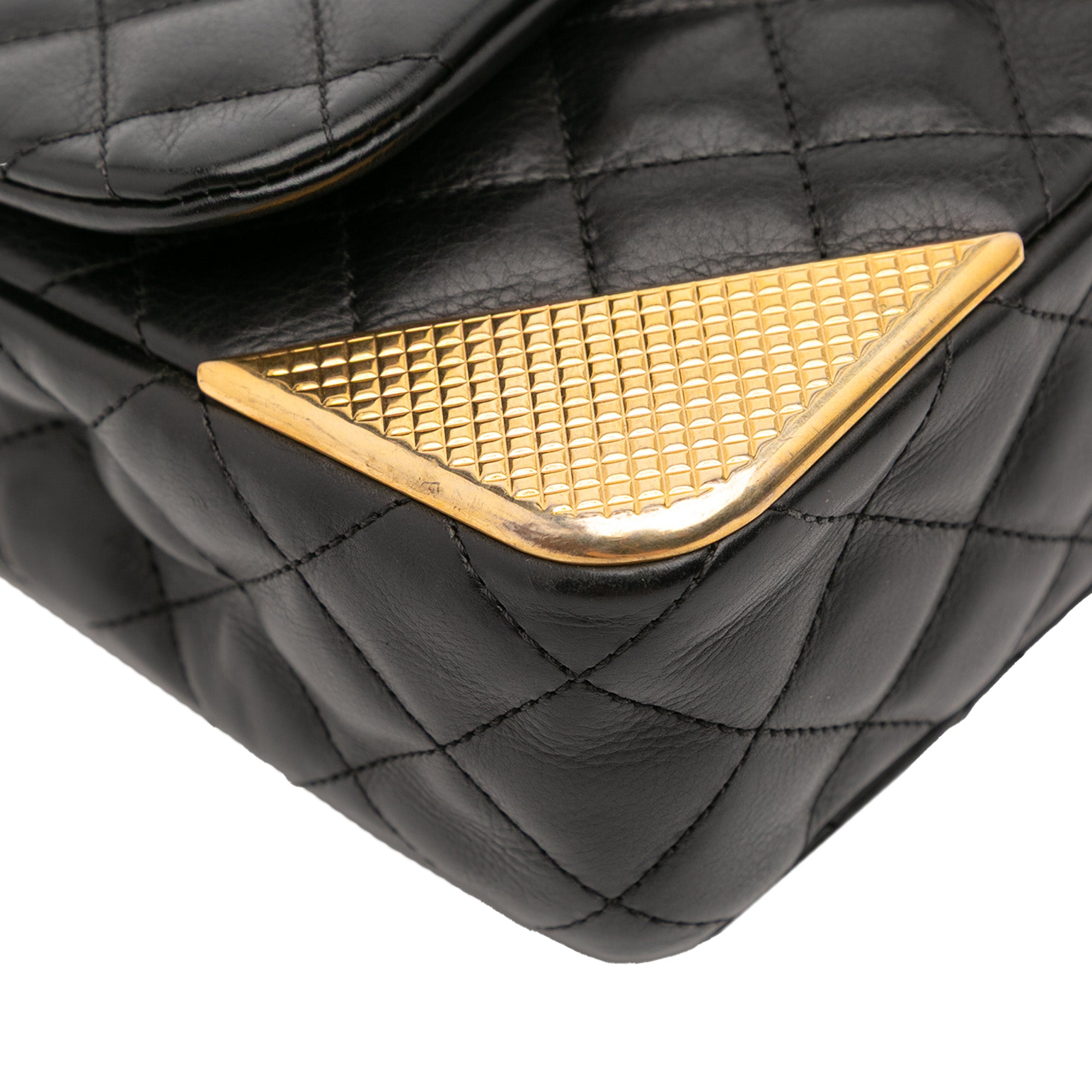 Chanel Quilted Calfskin Rock The Corner Flap - image 9