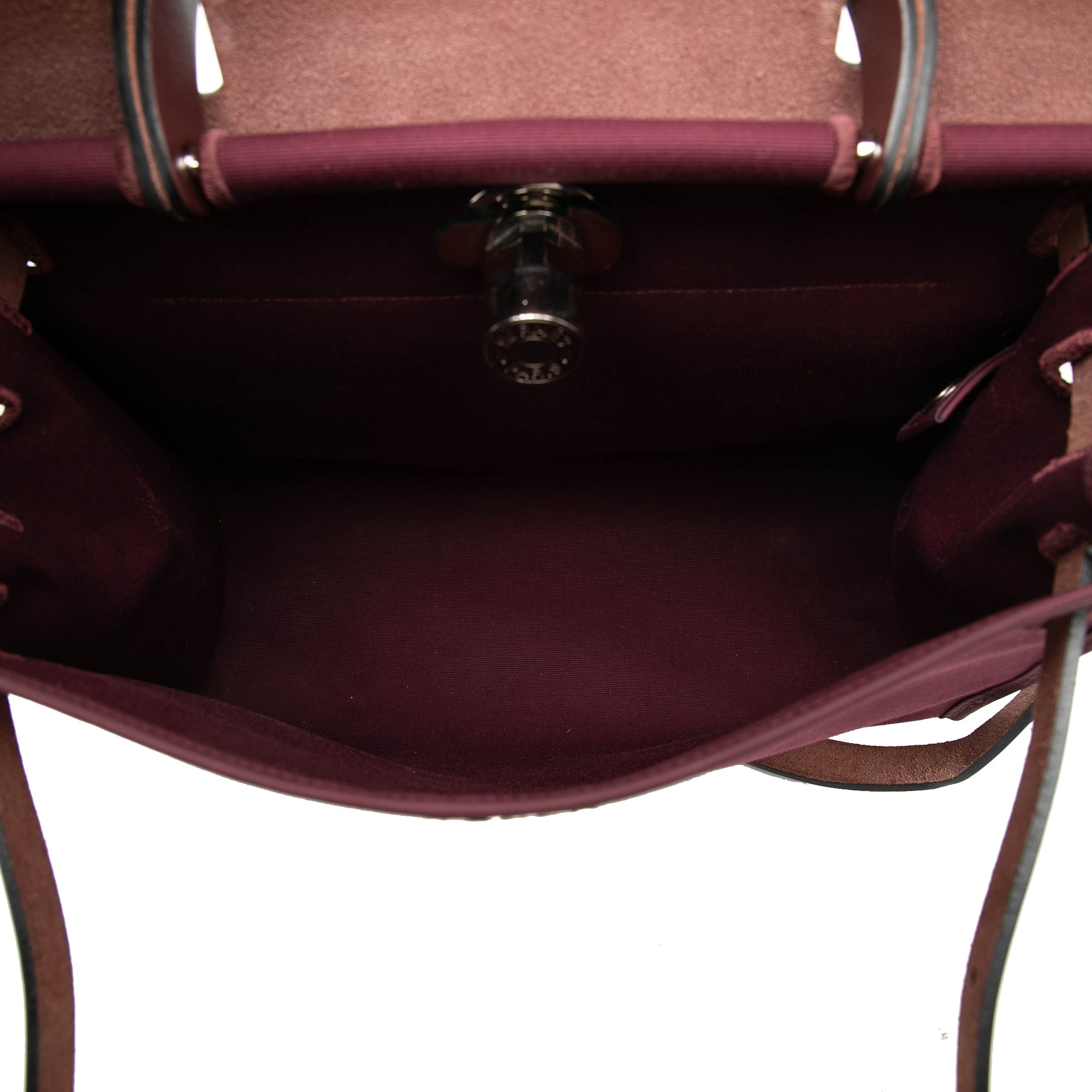 Hermès Military Toile and Vache Hunter Herbag Zip 31 - image 4