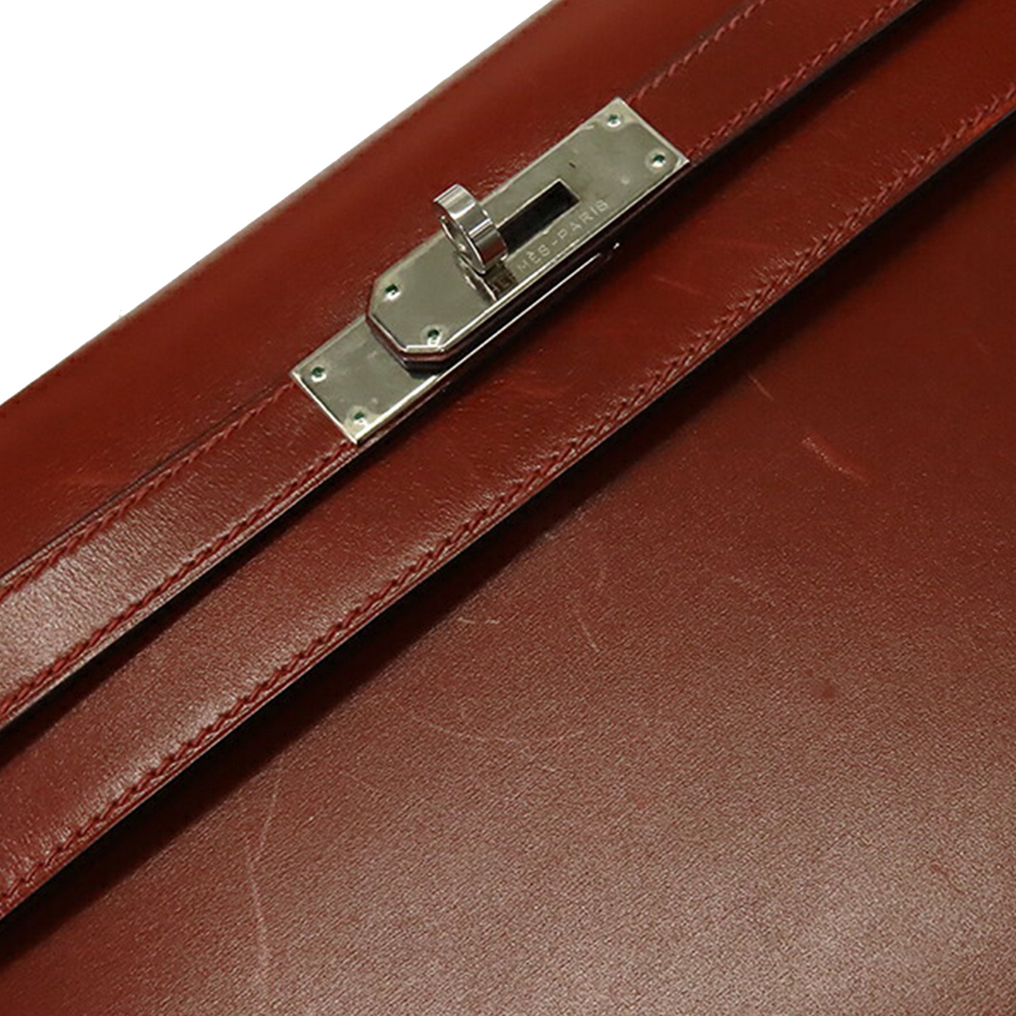Hermès Box Calf Kelly II Sellier 35 - image 12