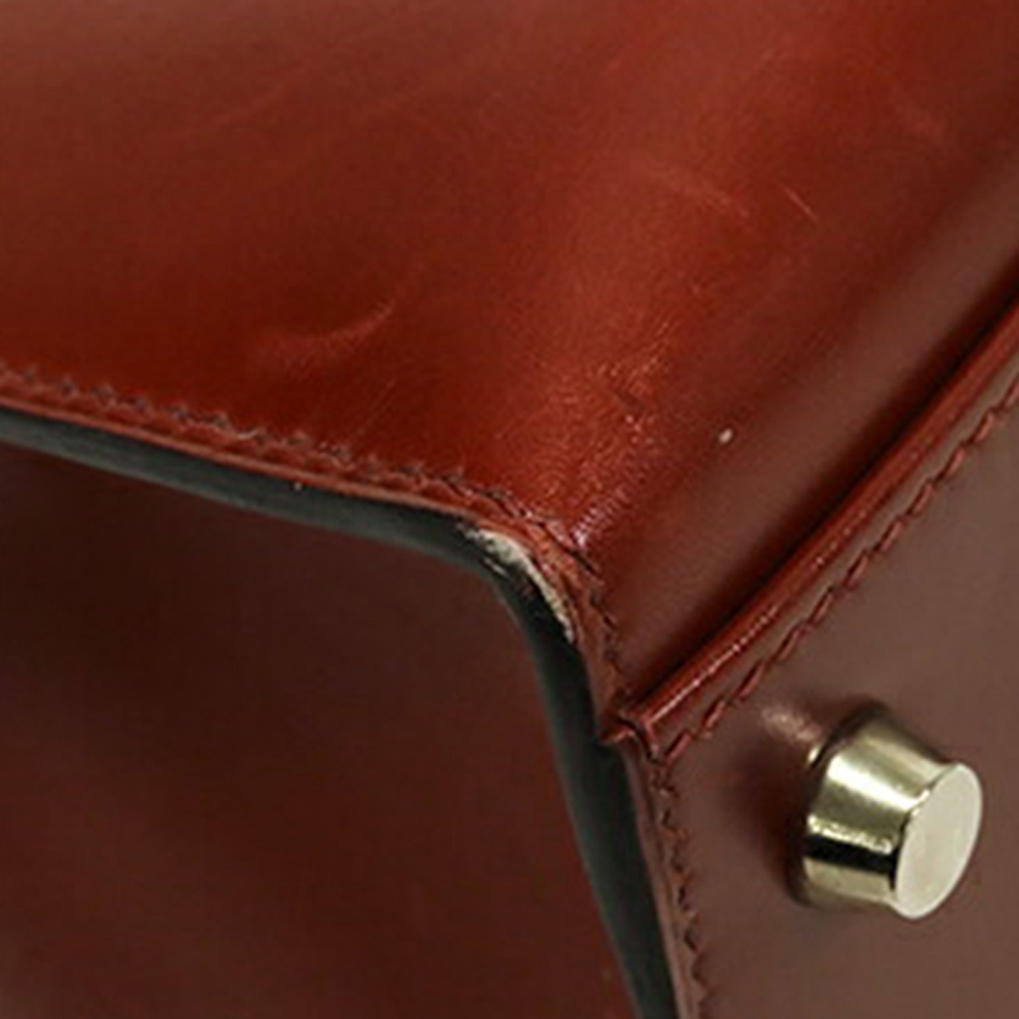 Hermès Box Calf Kelly II Sellier 35 - image 15