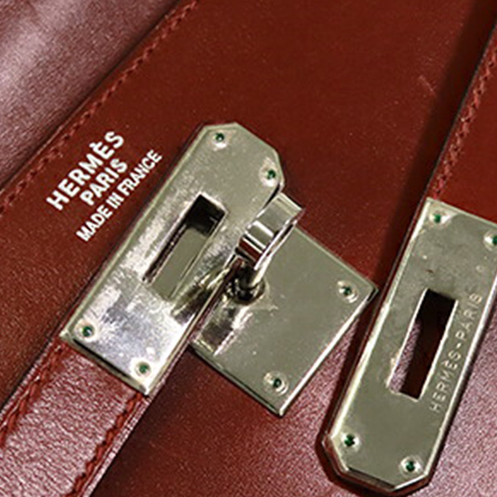 Hermès Box Calf Kelly II Sellier 35 - image 8