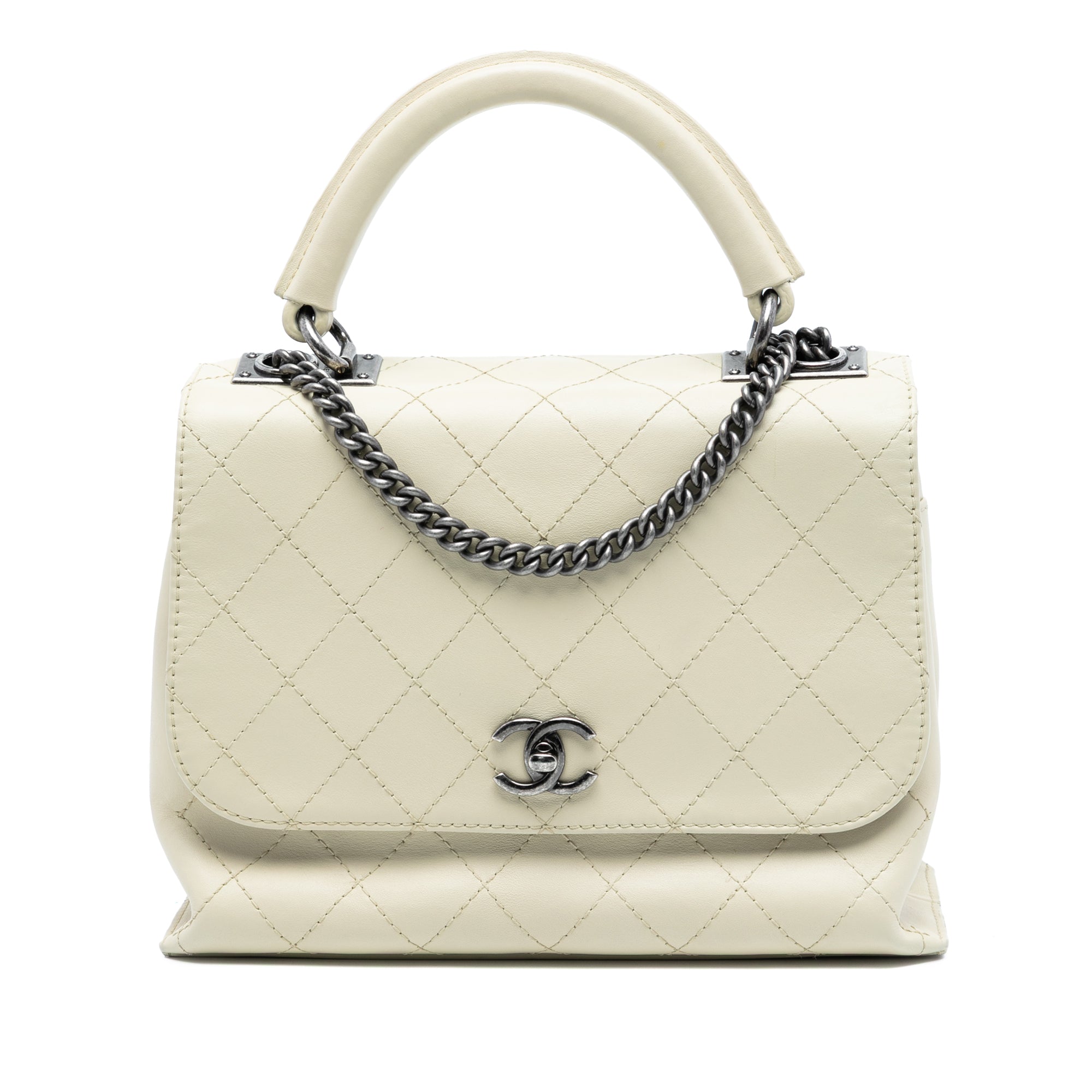 Chanel Stitched Calfskin Urban Luxury Top Handle Bag - image 1