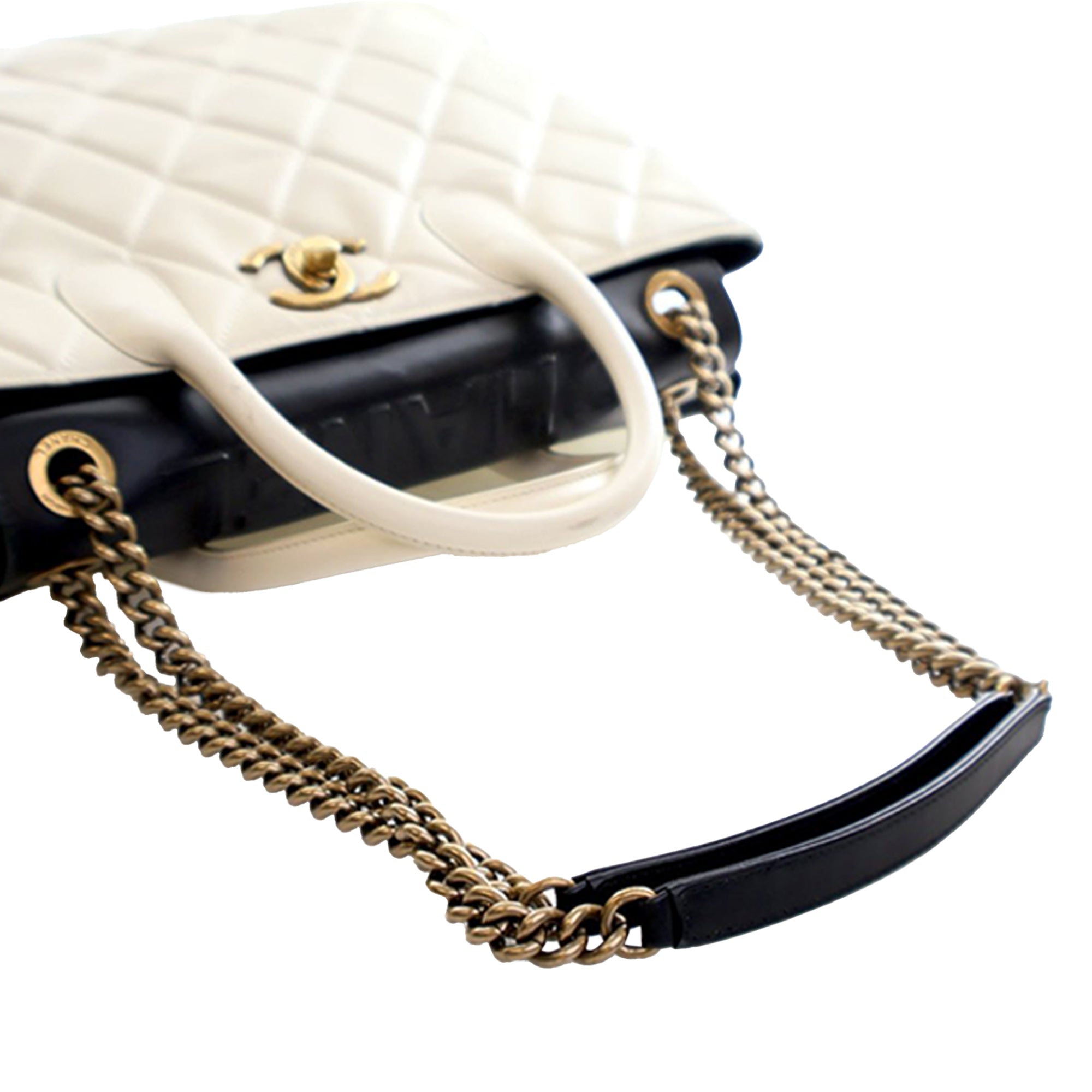 Chanel CC Quilted Calfskin Portobello Tote - image 14