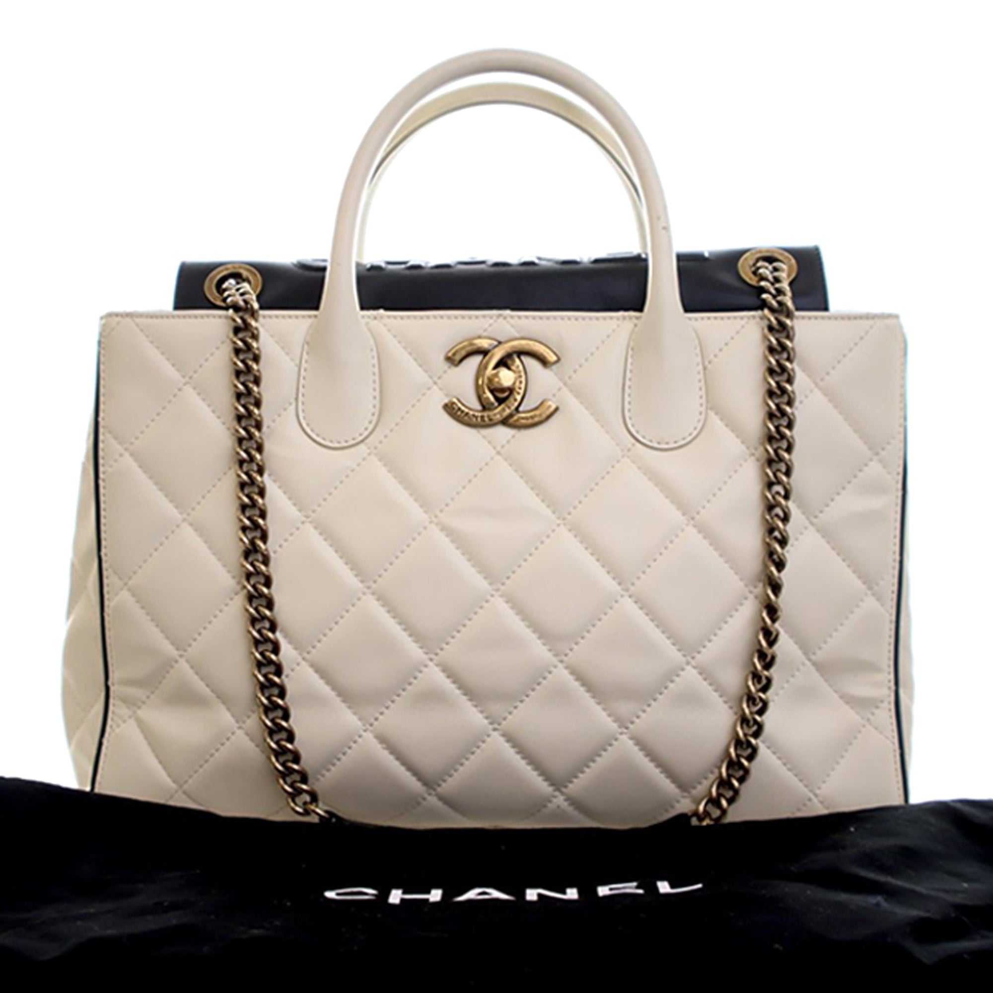 Chanel CC Quilted Calfskin Portobello Tote - image 15