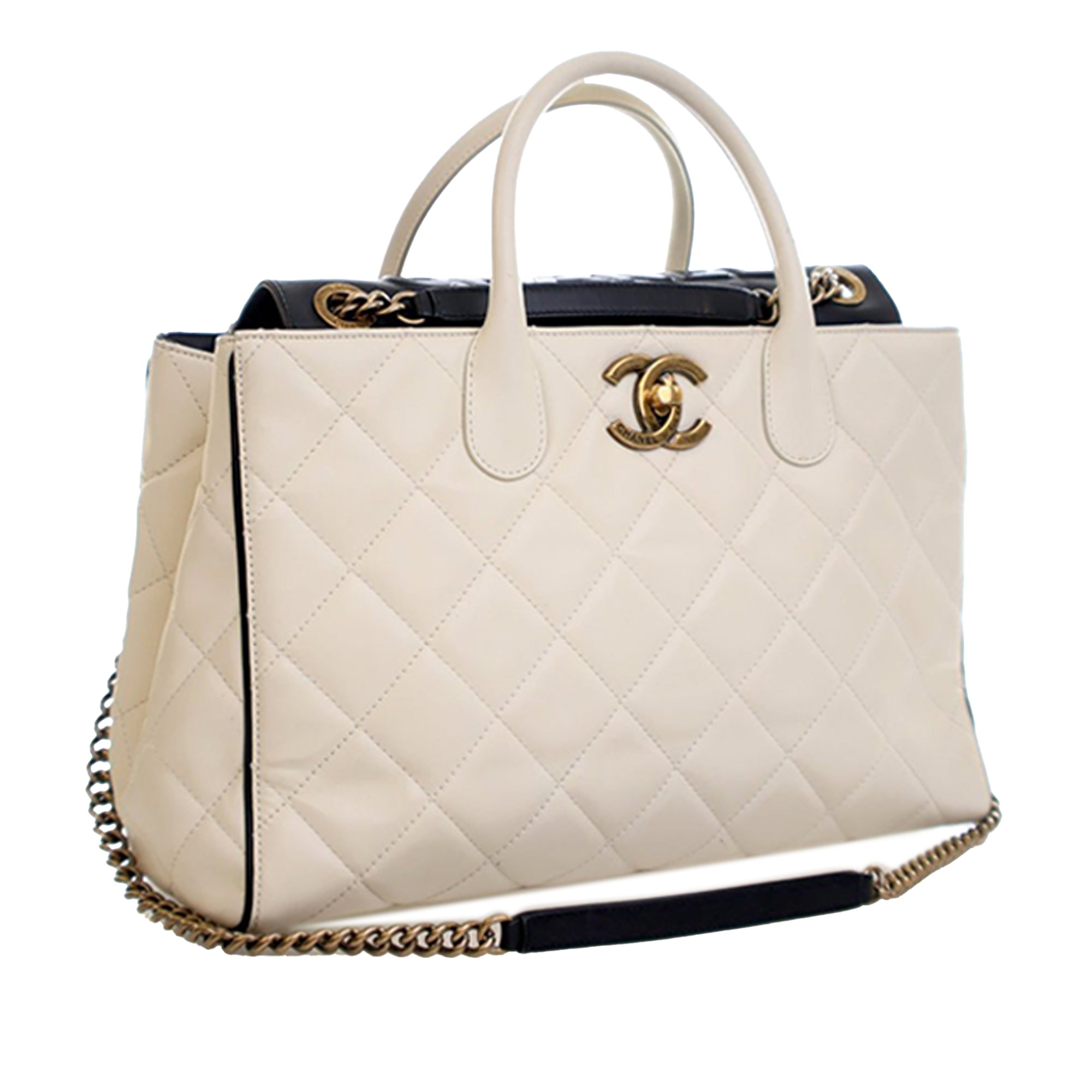 Chanel CC Quilted Calfskin Portobello Tote - image 2
