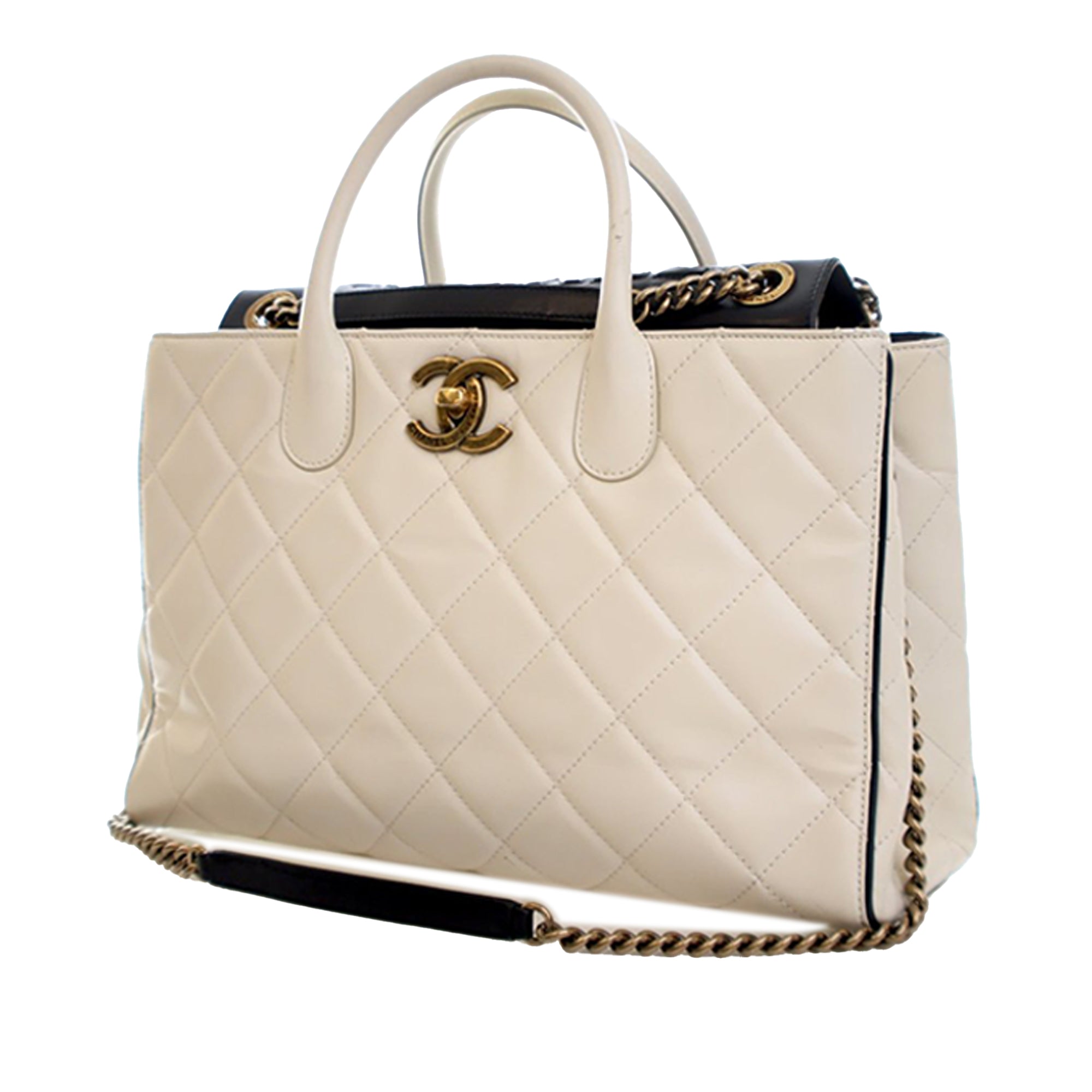 Chanel CC Quilted Calfskin Portobello Tote - image 3