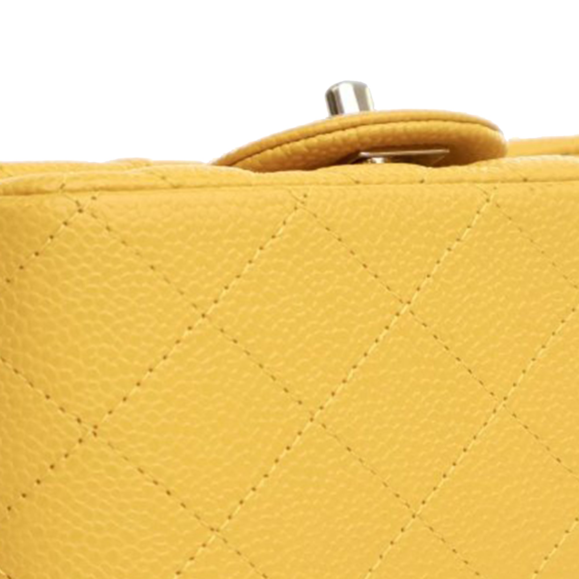 Chanel Mini Square Classic Caviar Single Flap - image 12