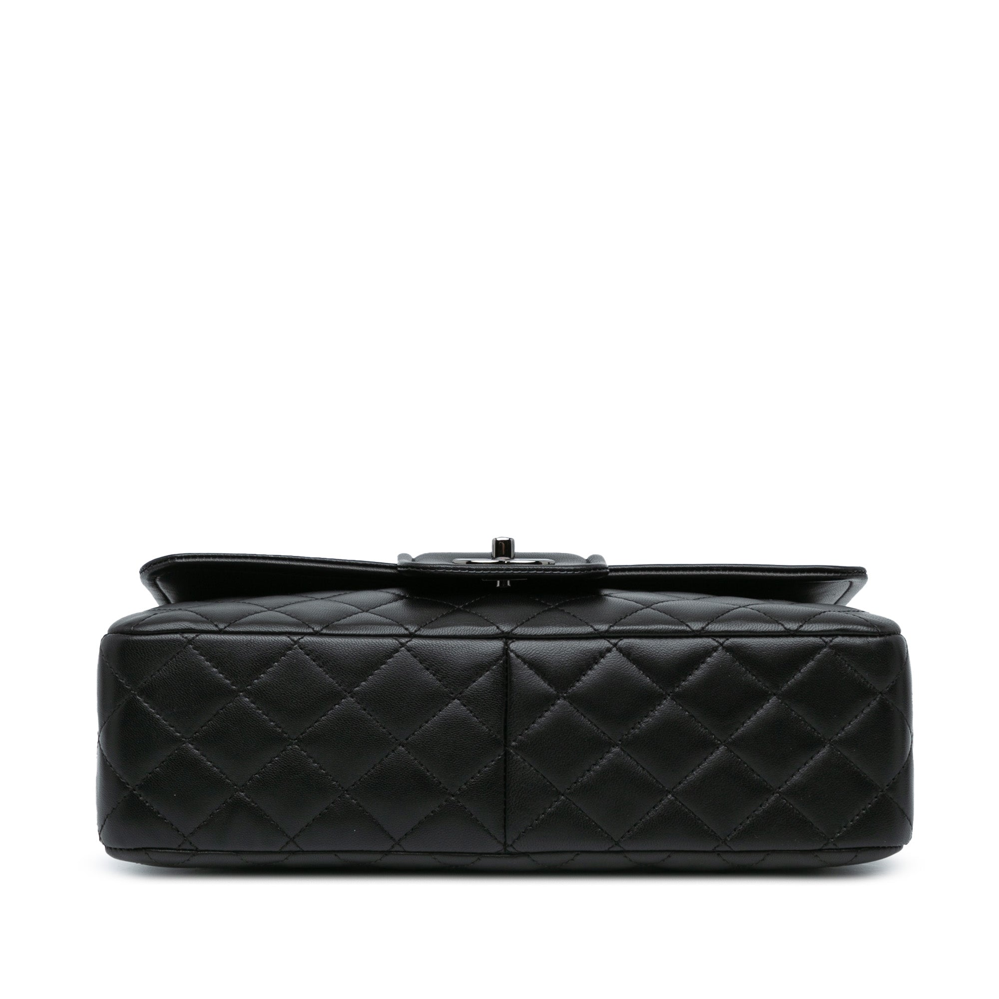 Chanel Large Quilted Lambskin Elementary Chic Flap - image 3