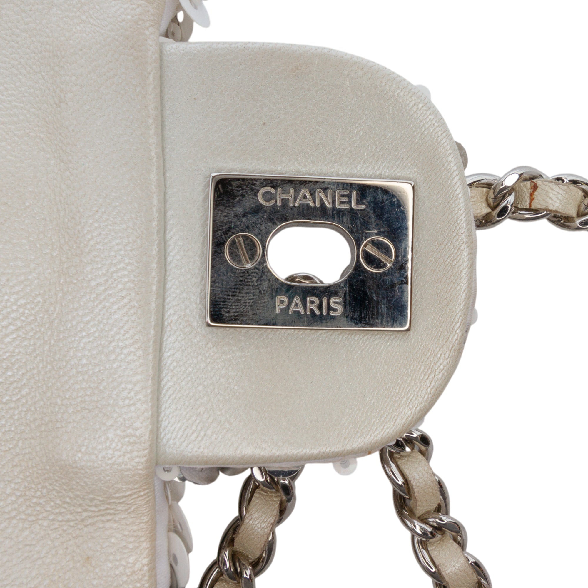Chanel Mini Rectangular Classic Canvas Sequin Single Flap - image 7