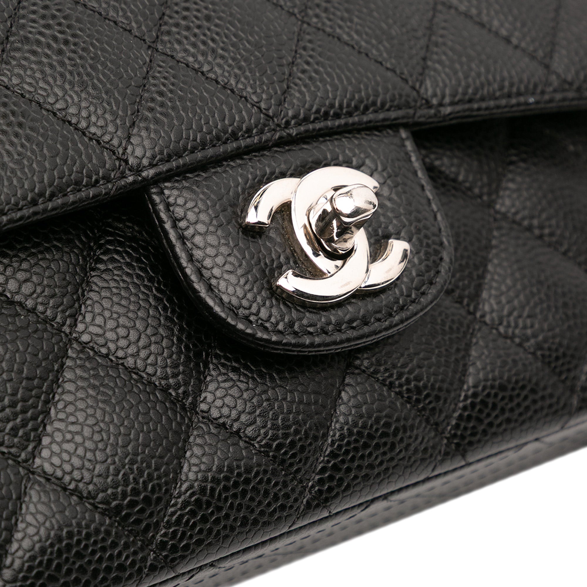 Chanel Medium Classic Caviar Double Flap - image 9