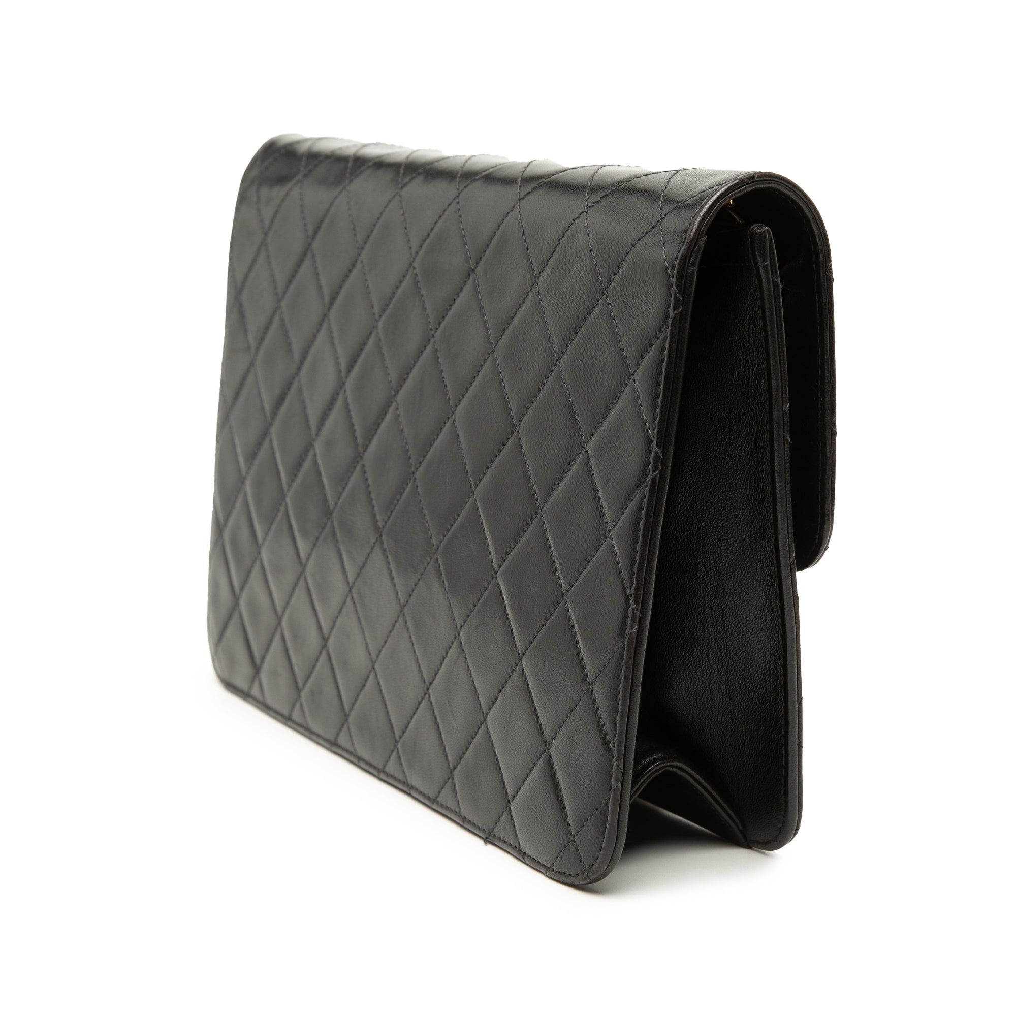 Chanel Medium CC Quilted Lambskin Single Flap - image 2