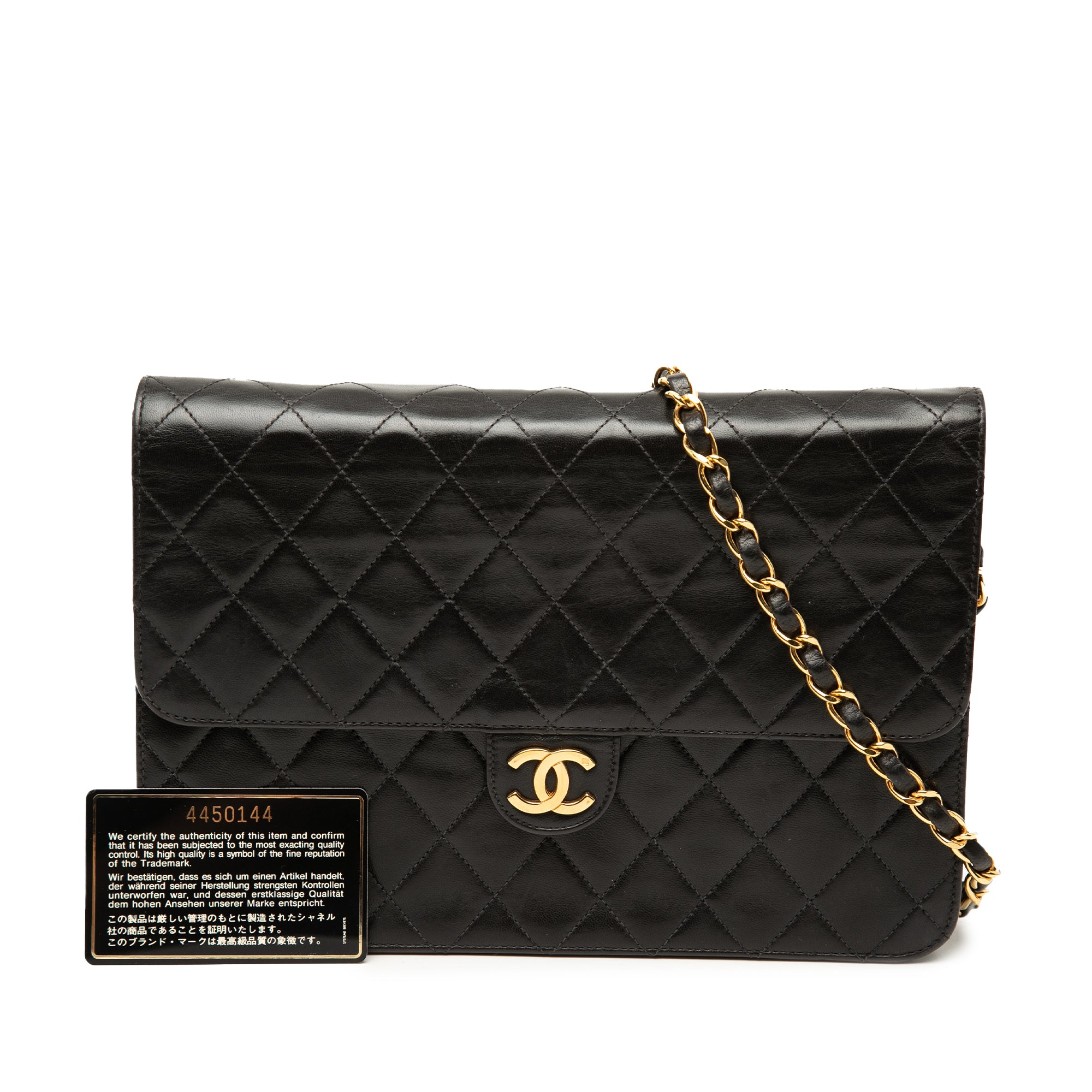 Chanel Medium CC Quilted Lambskin Single Flap - image 9