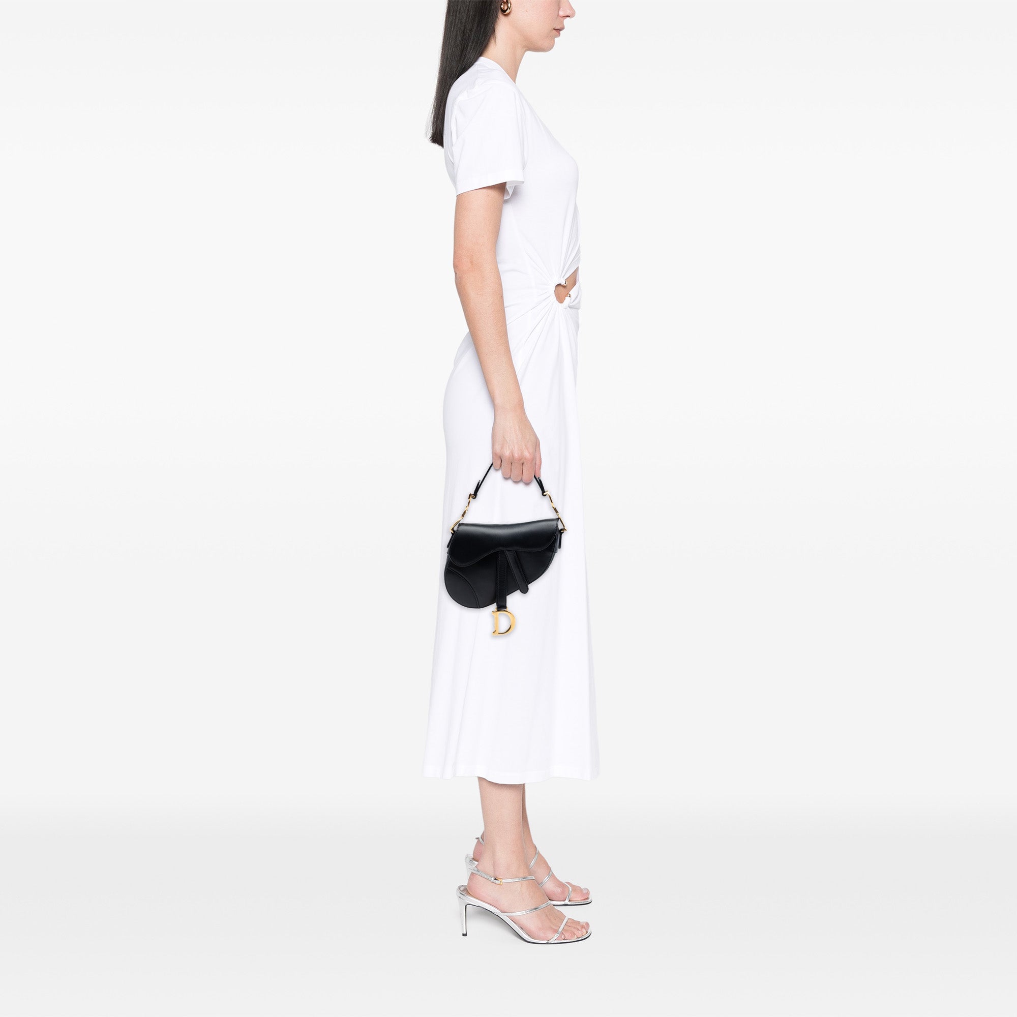Dior Mini Smooth Calfskin Saddle Bag - image 6