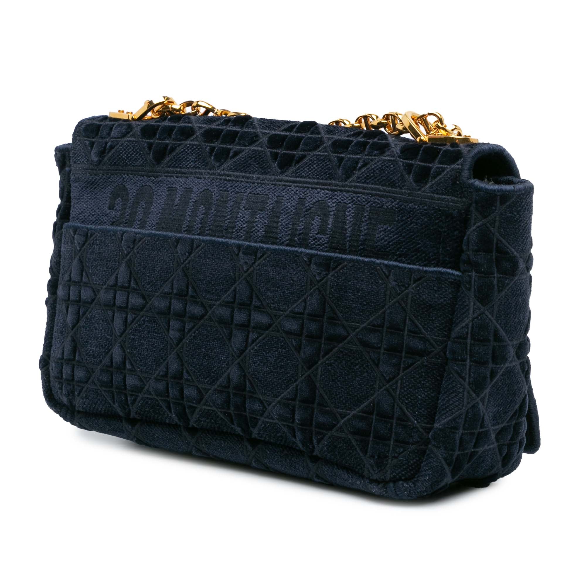 Dior Medium Velvet Cannage Caro Bag - image 2