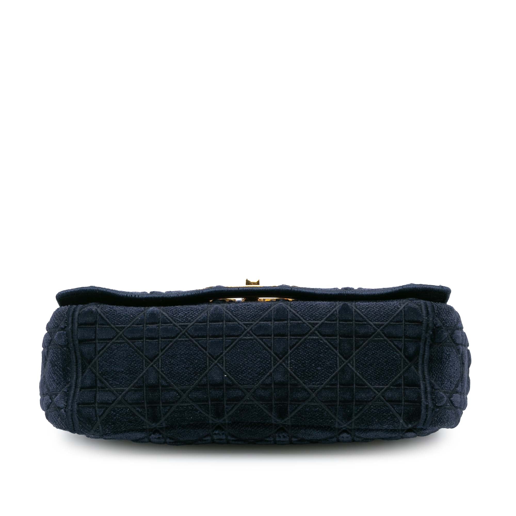 Dior Medium Velvet Cannage Caro Bag - image 3