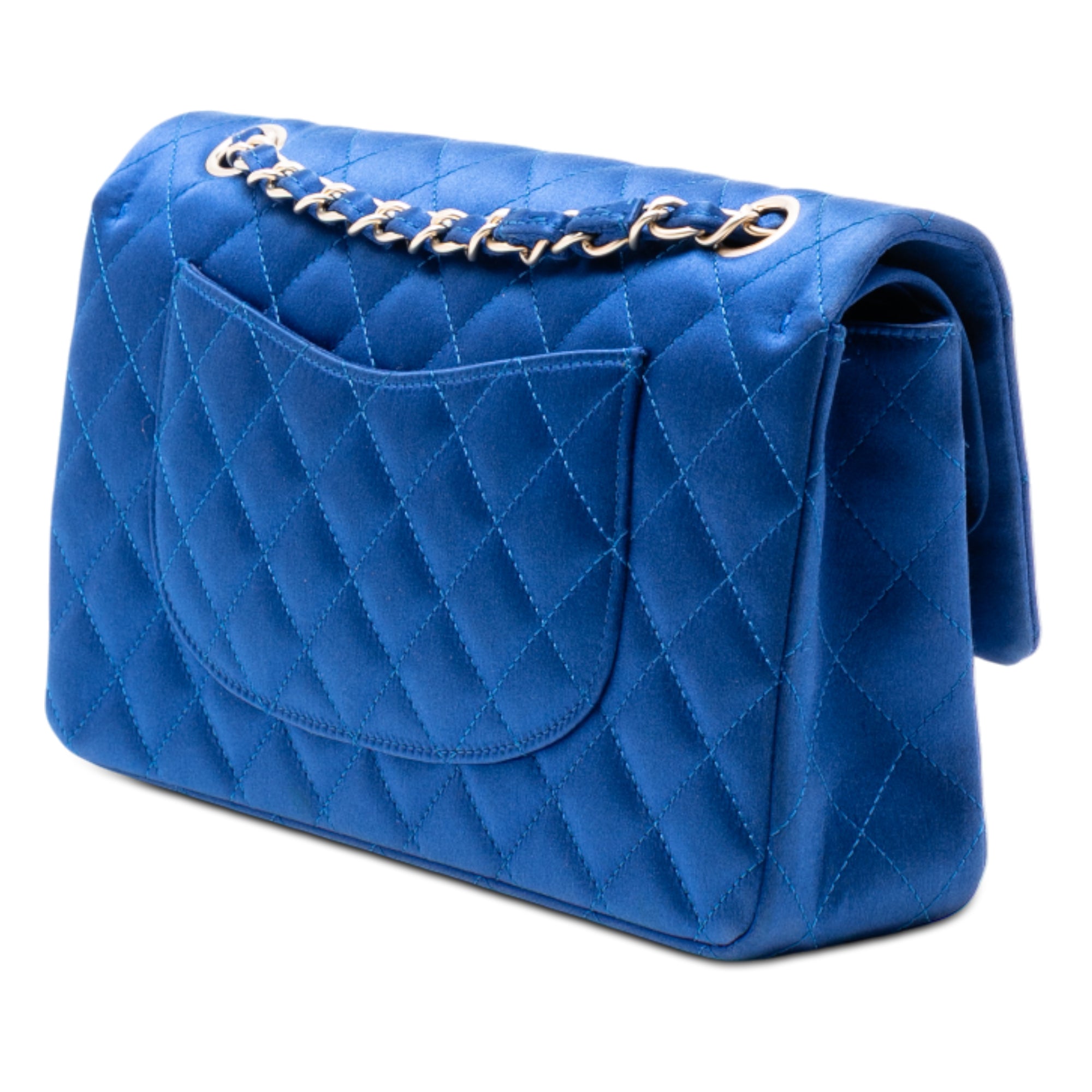 Chanel Medium Classic Satin Double Flap - image 2