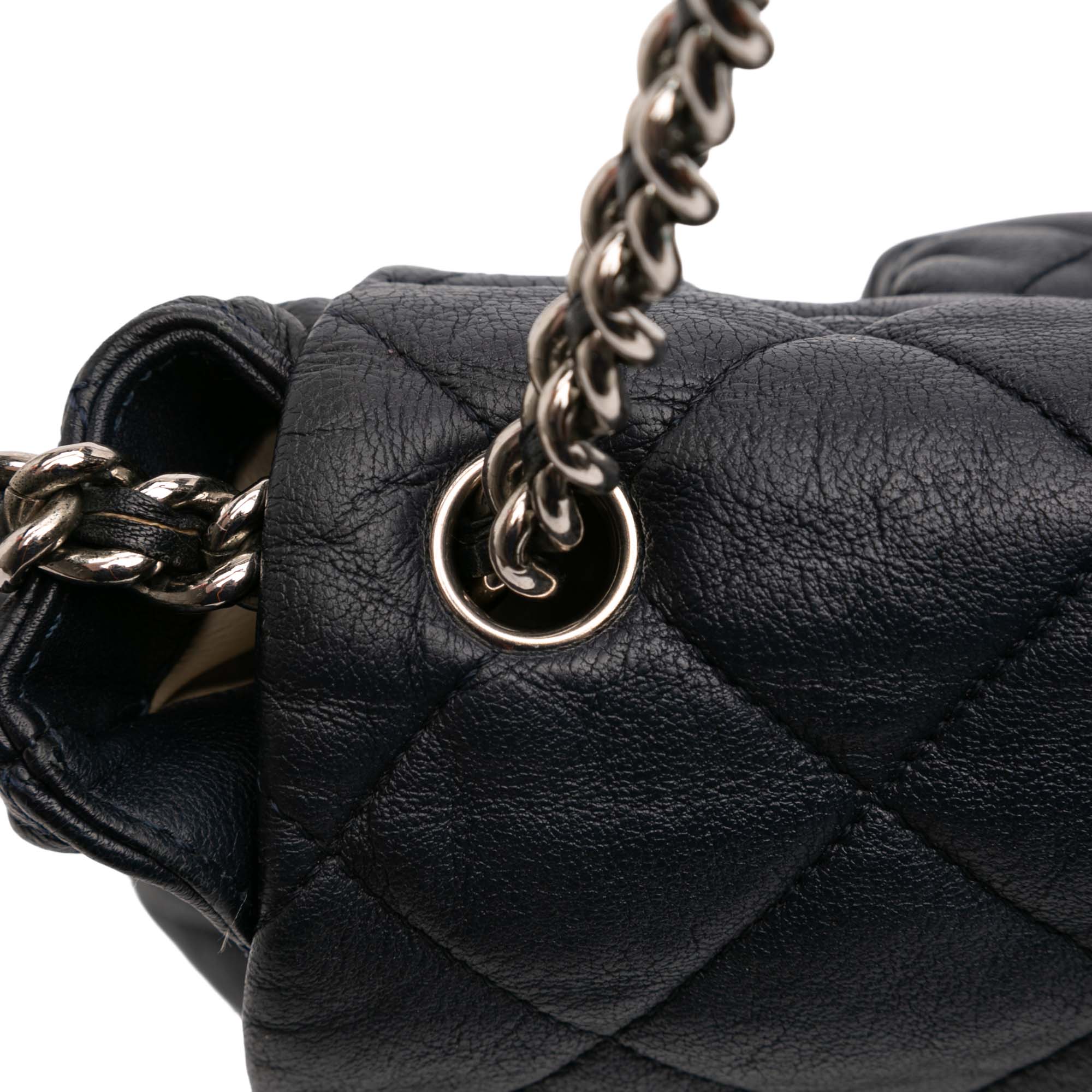 Chanel Large Washed Lambskin Chain Around Flap - image 11