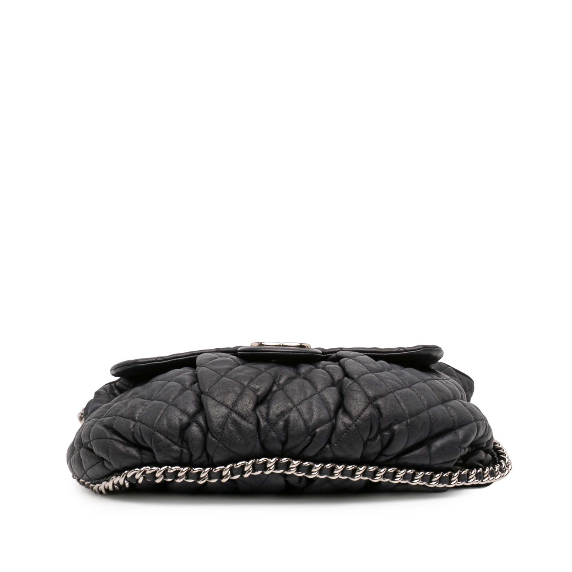 Chanel Large Washed Lambskin Chain Around Flap - image 3