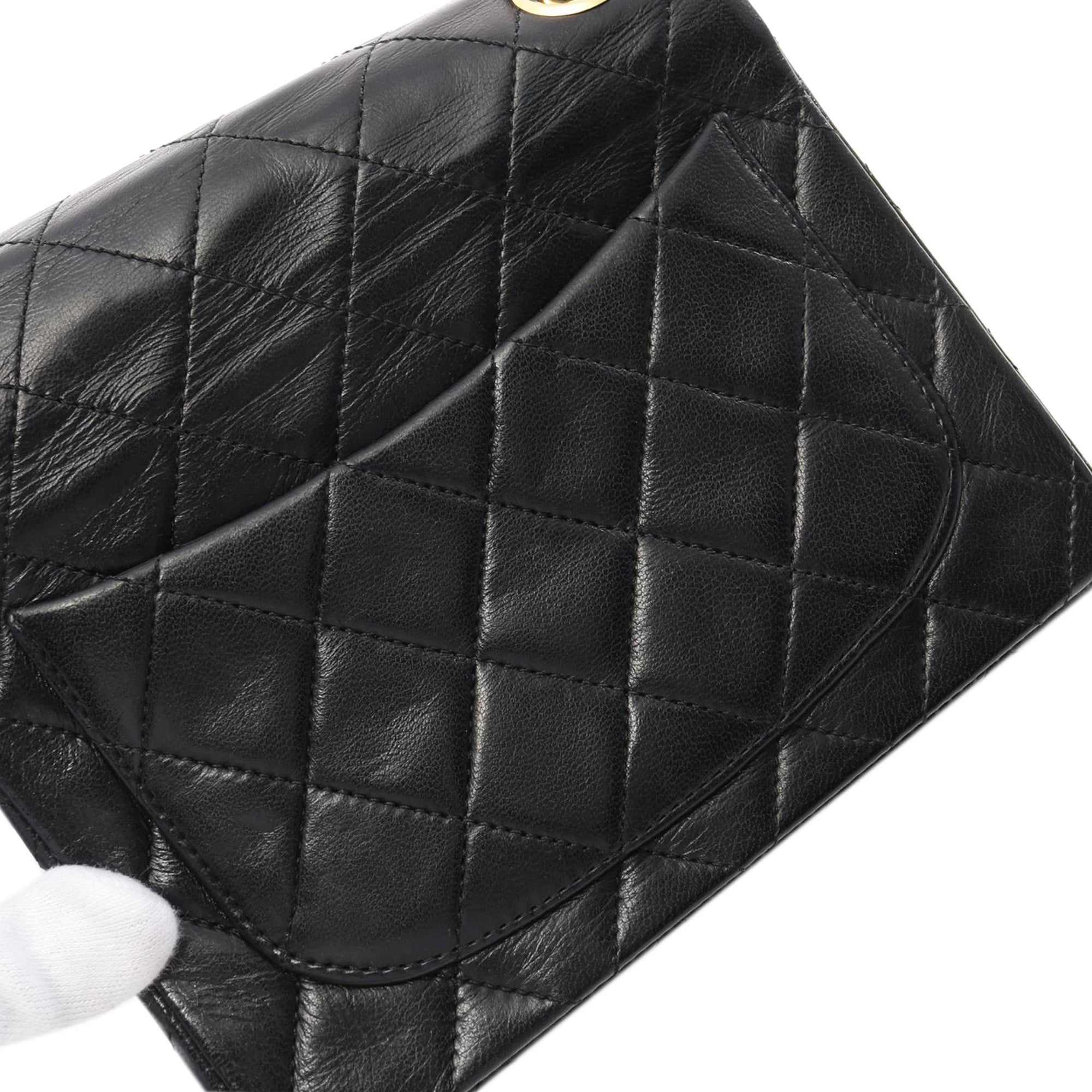 Chanel Mini Square Classic Lambskin Single Flap - image 7