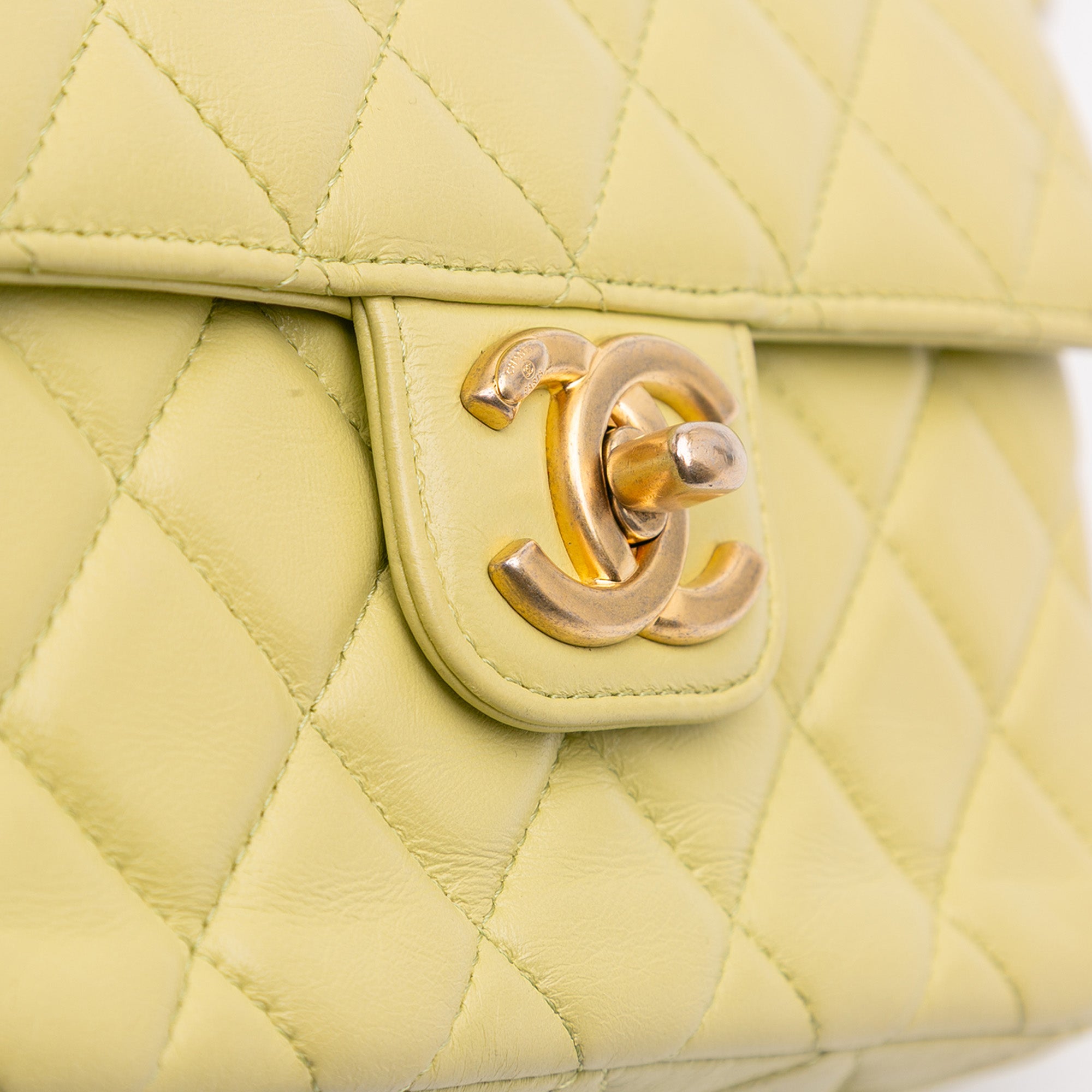 Chanel Mini Square Lambskin Casino Royale Charms Single Flap - image 10