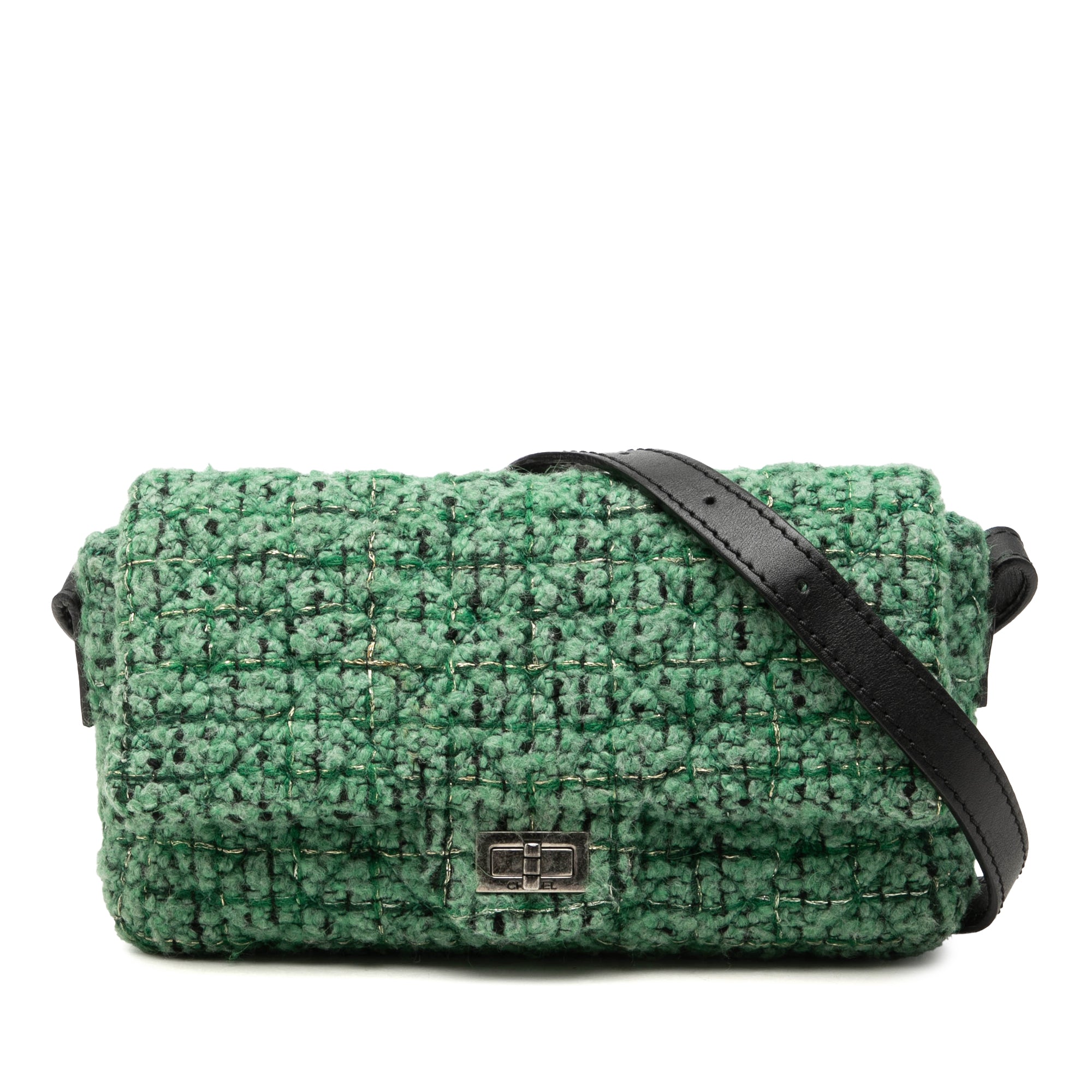 Chanel Small Quilted Tweed Reissue 2.55 Easy Messenger Flap - image 1