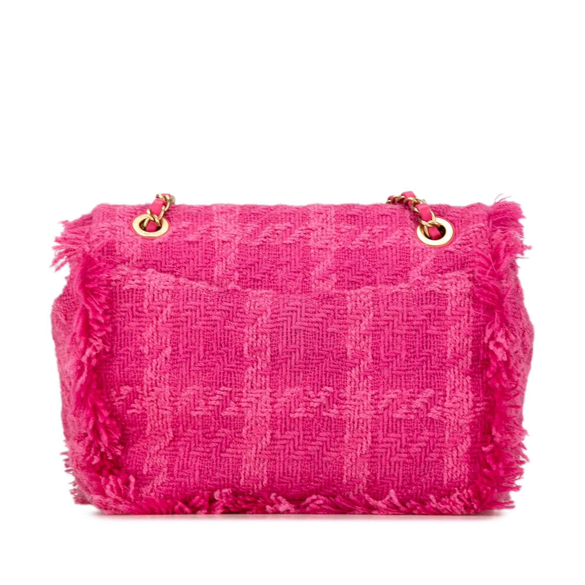 Chanel Wool Tweed Giant Logo Flap - image 3