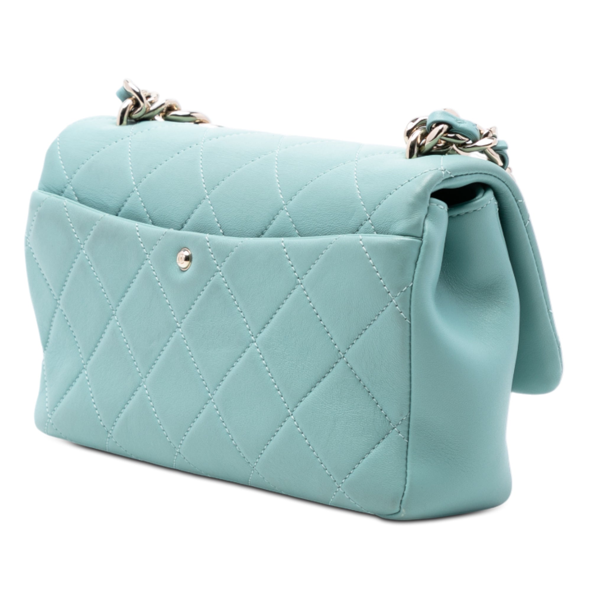 Chanel Small Lambskin Elegant Chain Single Flap - image 2