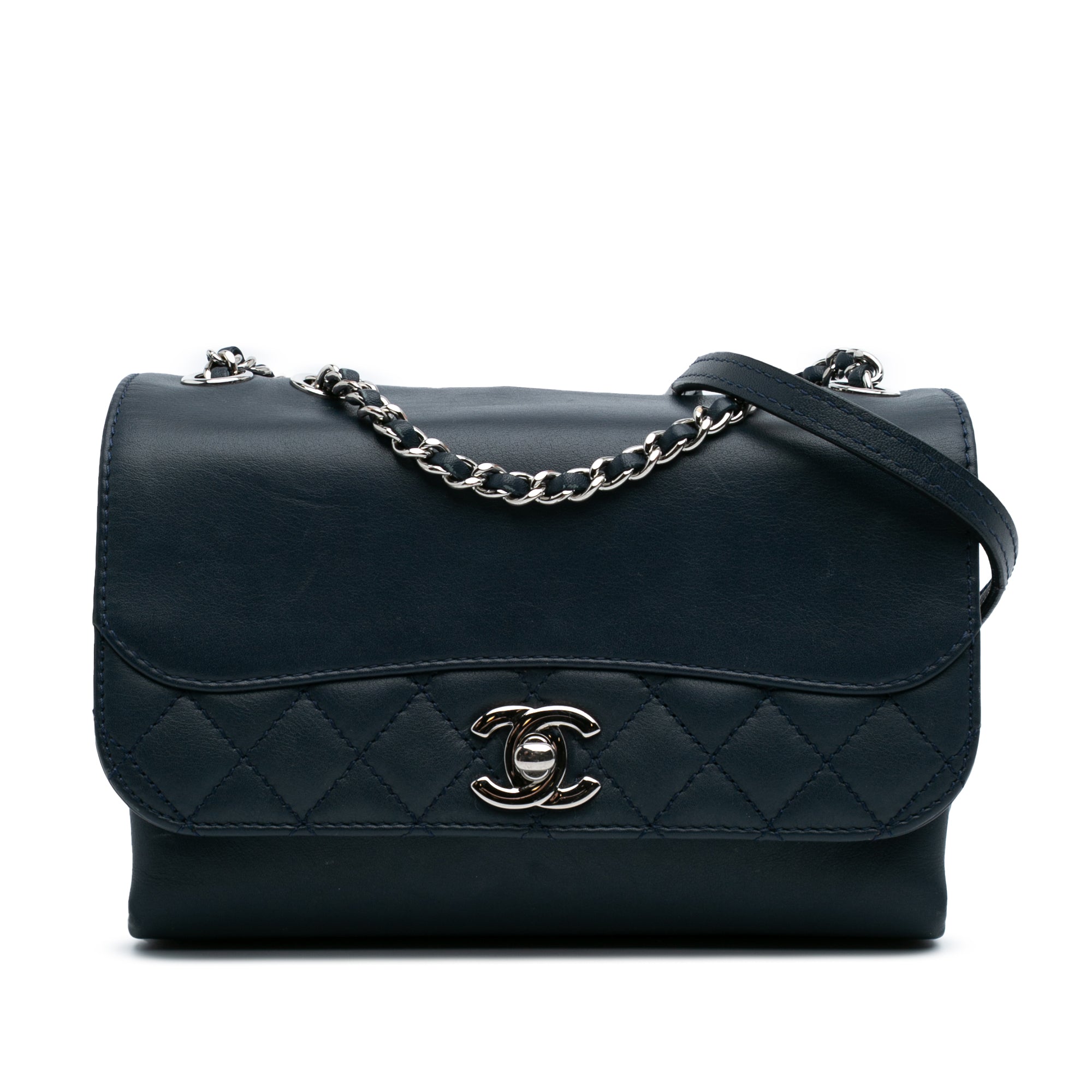 Chanel Mini Calfskin Tramezzo Flap - image 1