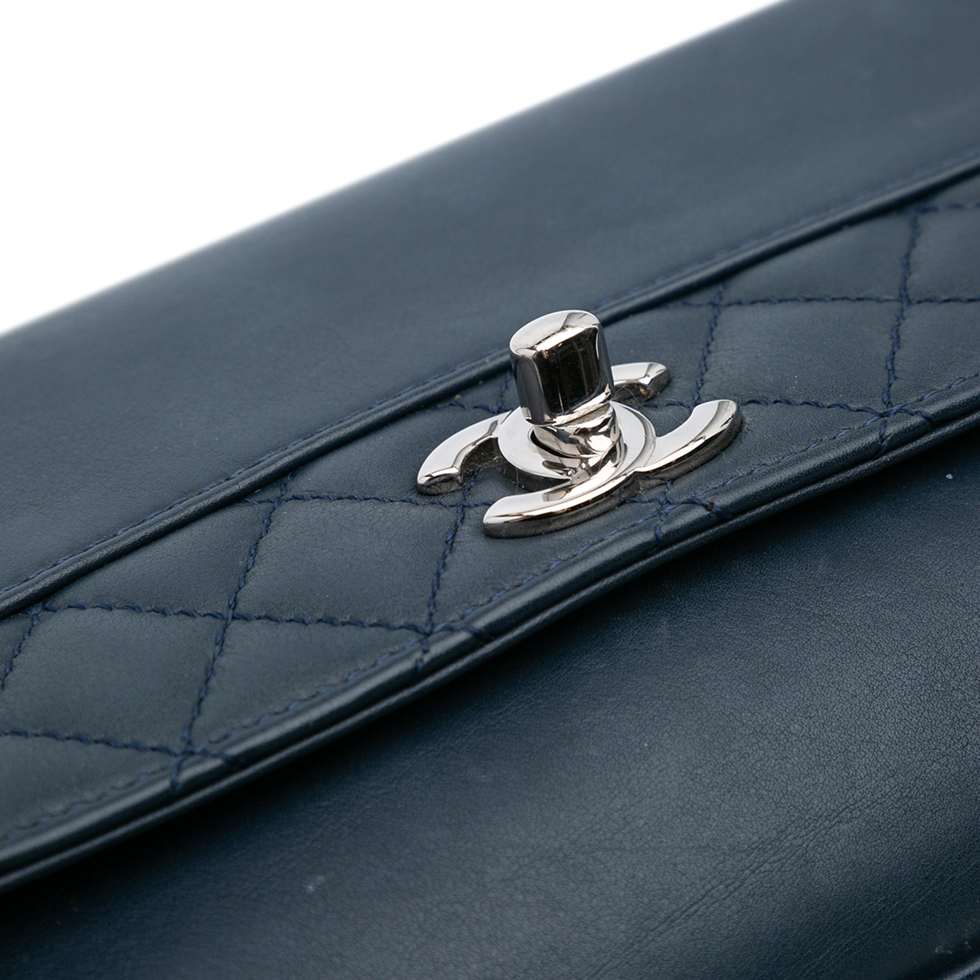 Chanel Mini Calfskin Tramezzo Flap - image 7