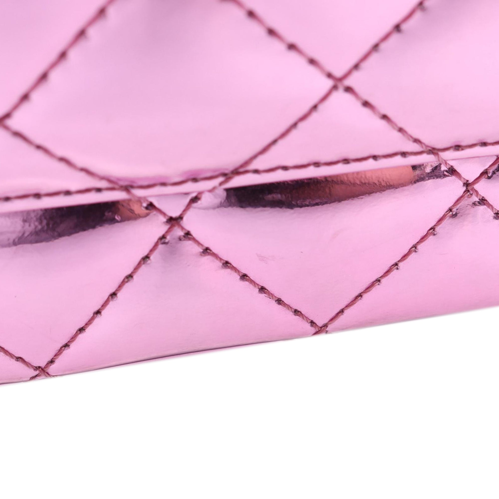 Chanel Mini Quilted Metallic Mirror Calfskin Hollywood Boulevard Flap - image 14
