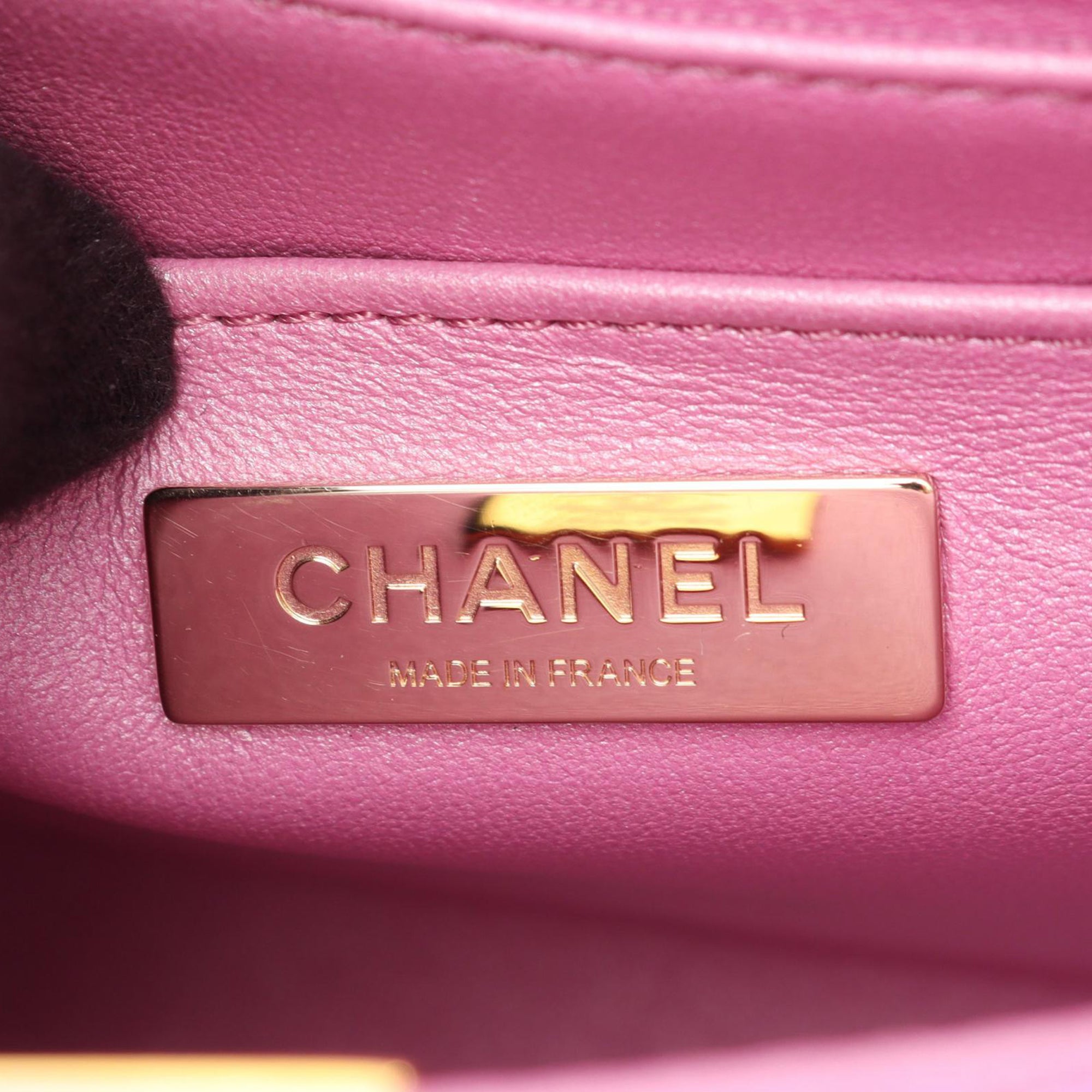 Chanel Mini Quilted Metallic Mirror Calfskin Hollywood Boulevard Flap - image 5