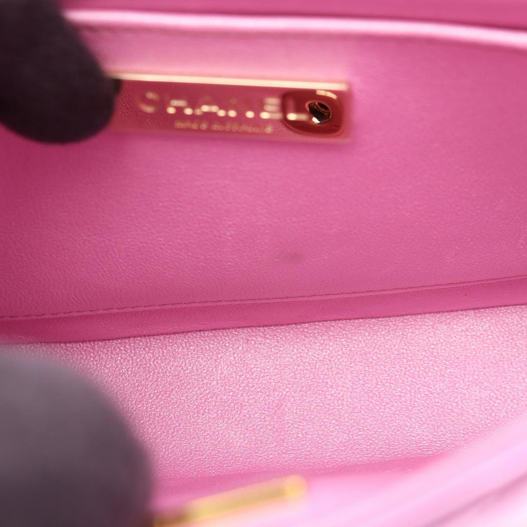Chanel Mini Quilted Metallic Mirror Calfskin Hollywood Boulevard Flap - image 7