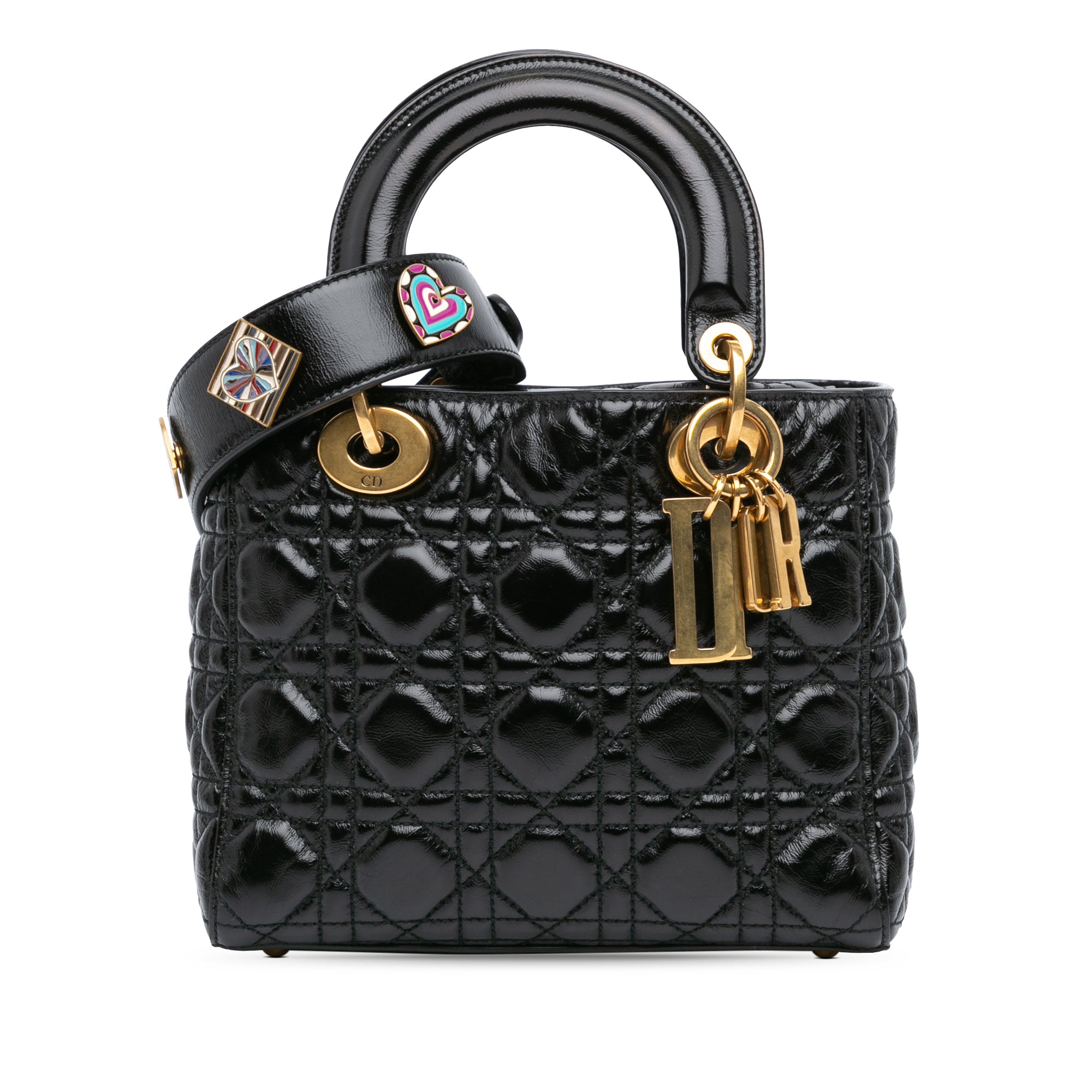 Dior Small Crinkled Patent Cannage My ABCDior Lady Dior - image 1