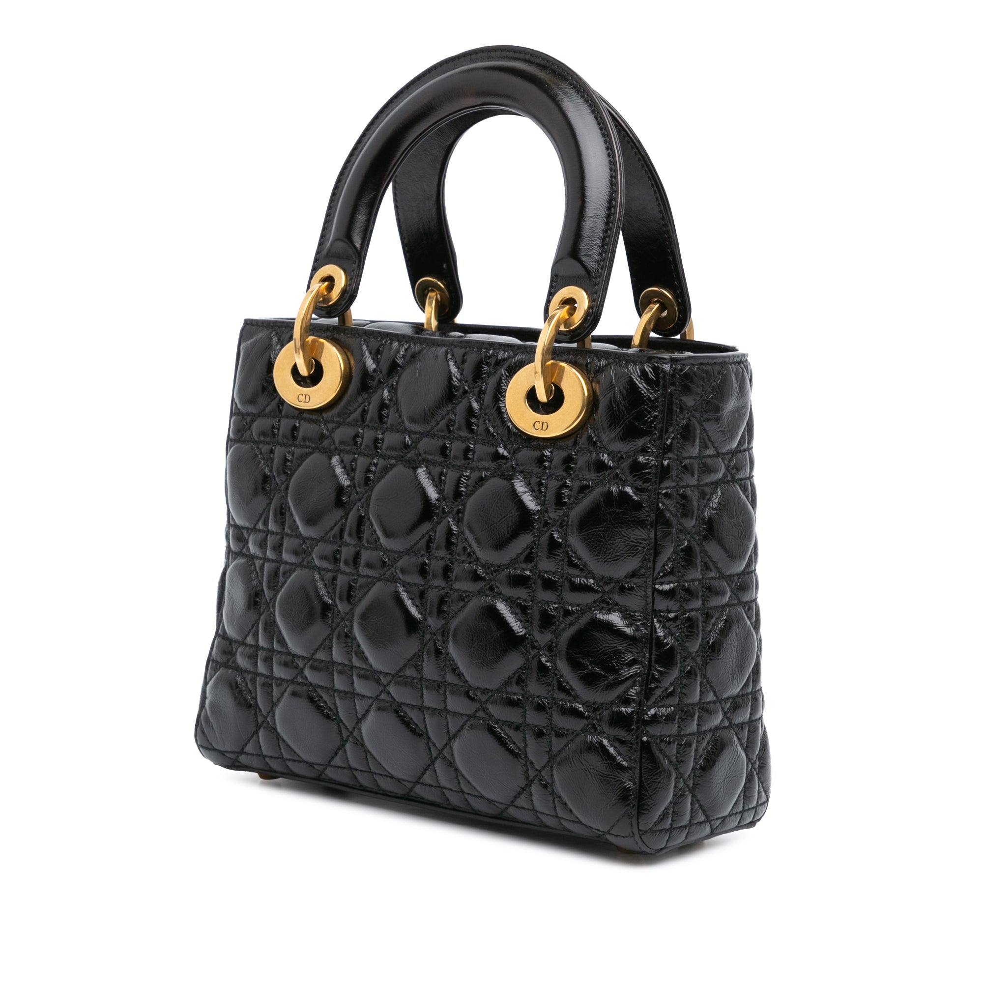 Dior Small Crinkled Patent Cannage My ABCDior Lady Dior - image 2