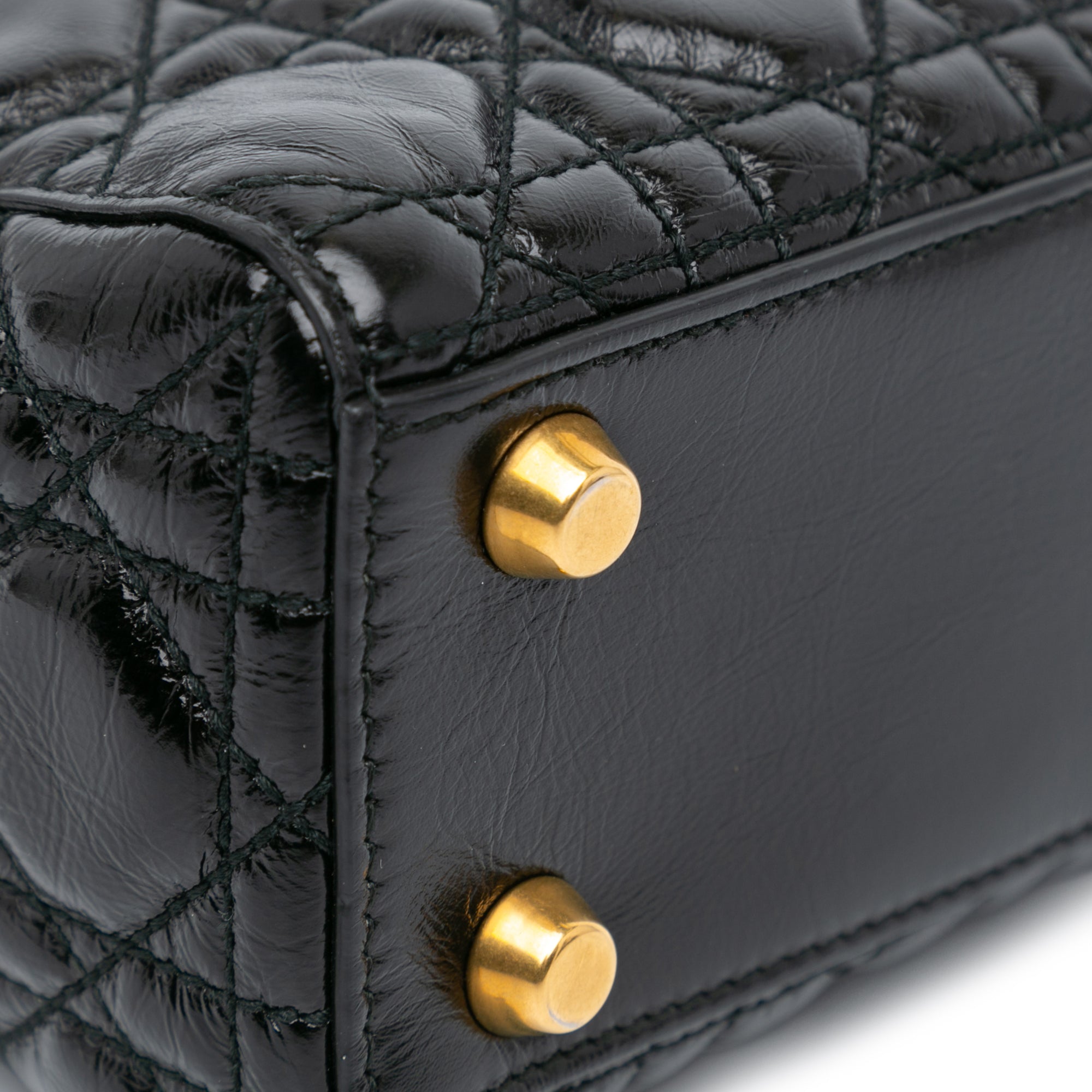Dior Small Crinkled Patent Cannage My ABCDior Lady Dior - image 8