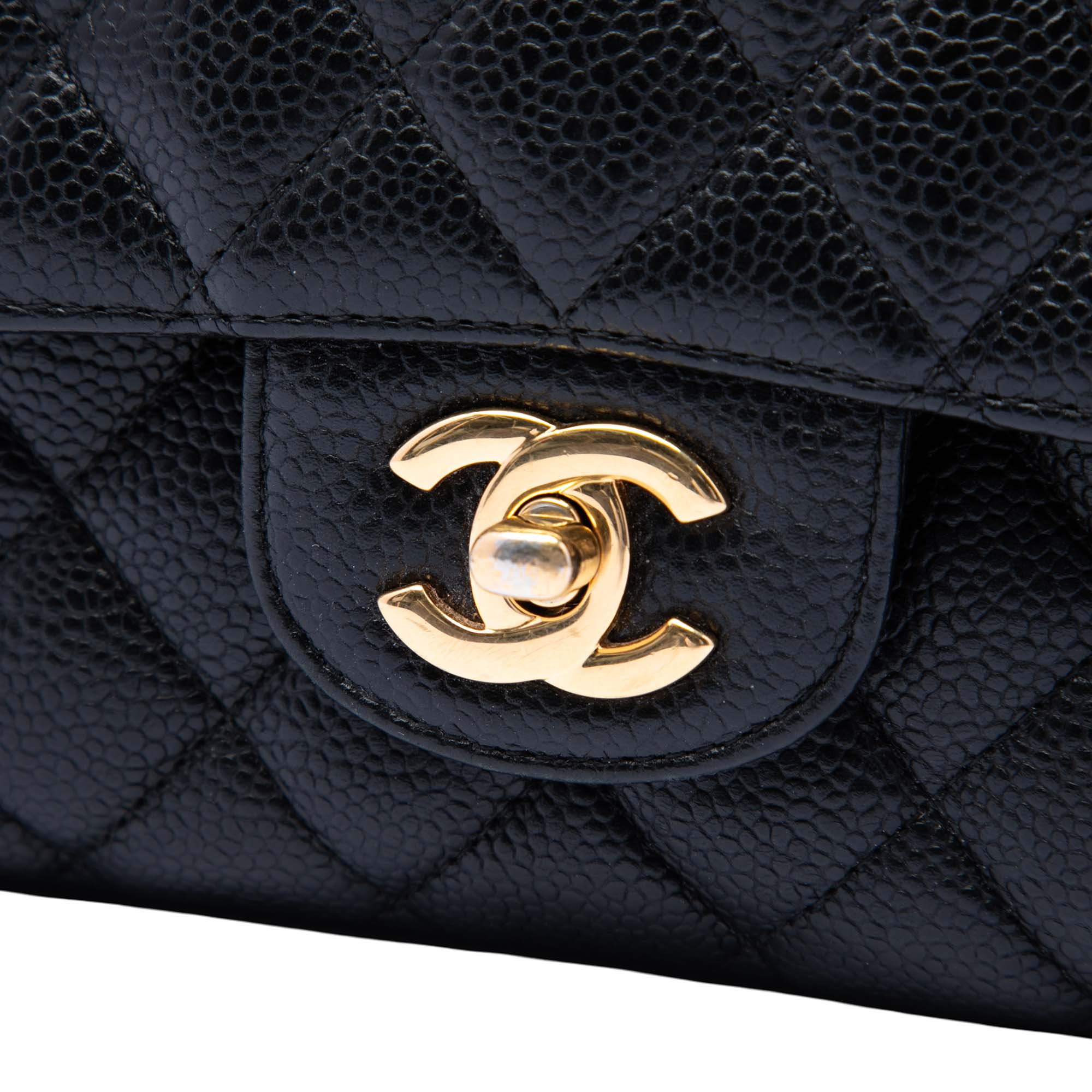 Chanel Medium Classic Caviar Double Flap - image 5