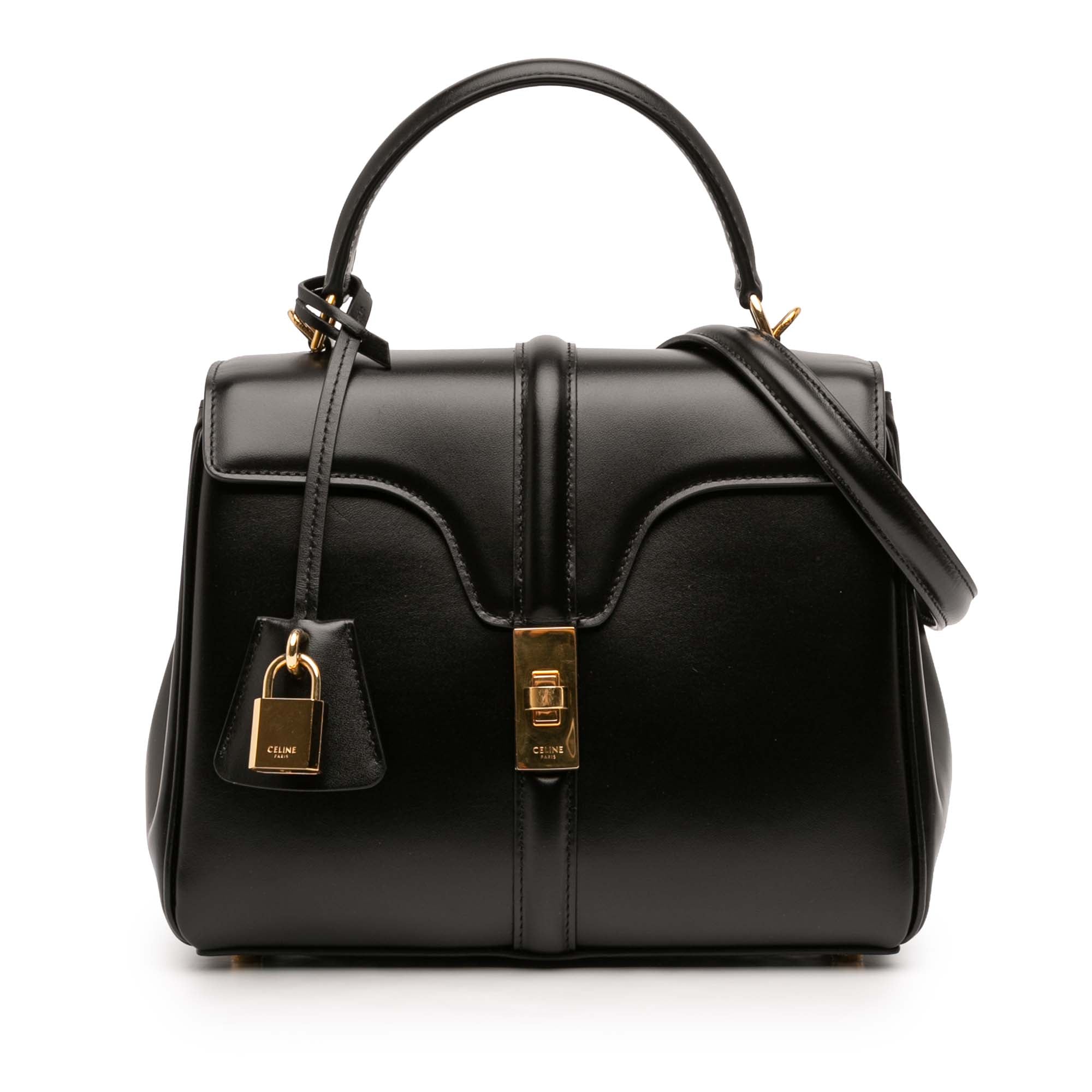 Celine Small Leather 16 Satchel - image 1