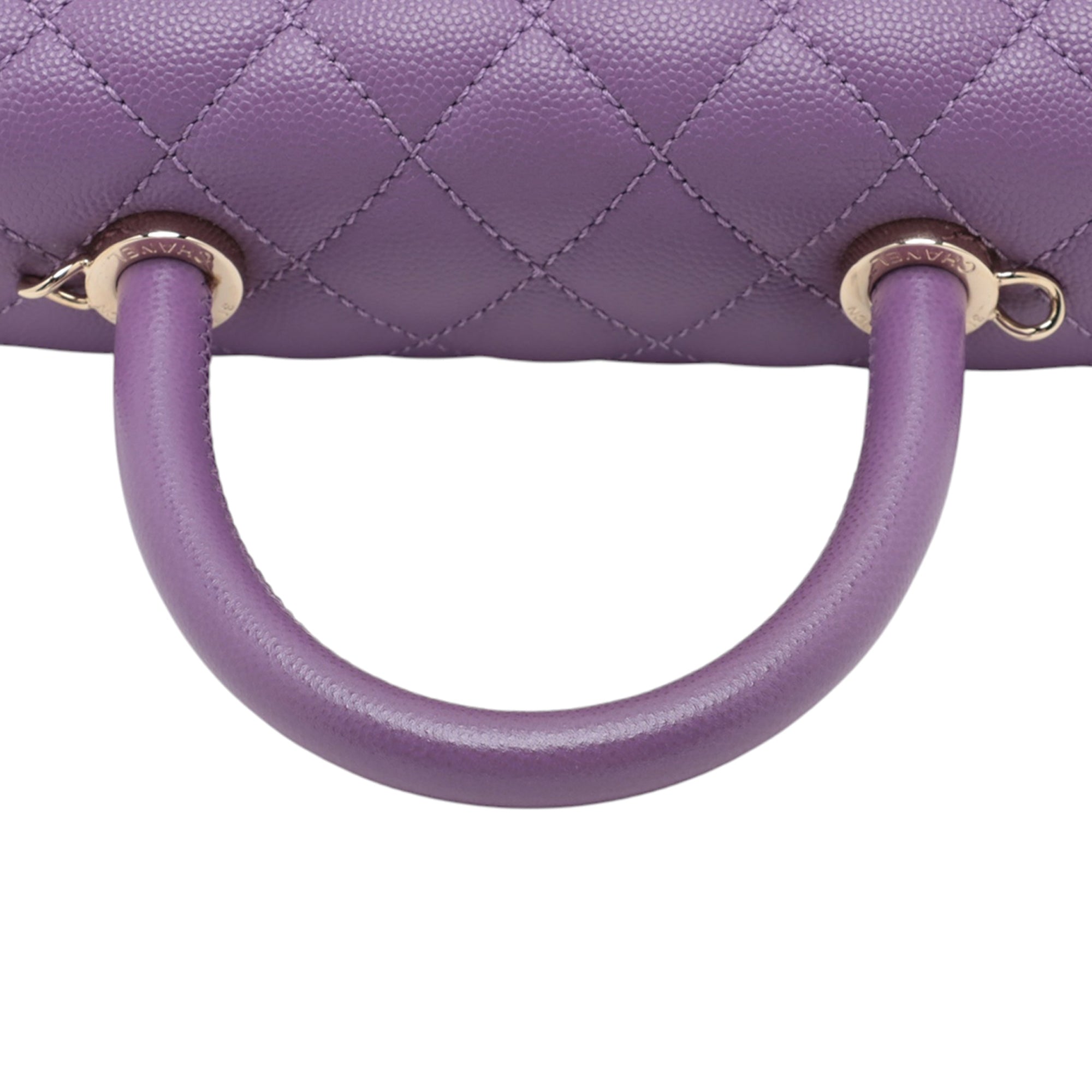 Chanel Mini Caviar Coco Top Handle Bag - image 8