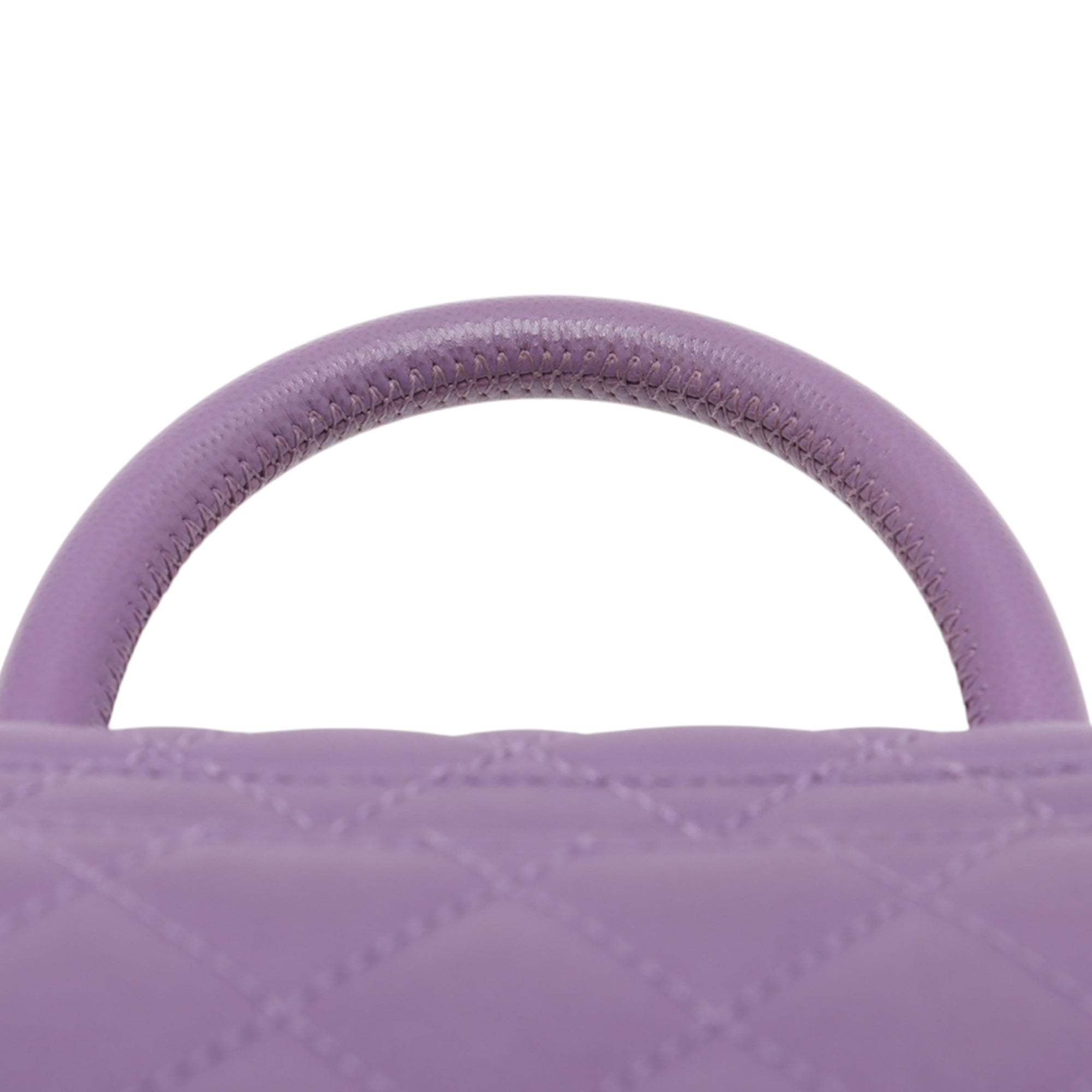 Chanel Mini Caviar Coco Top Handle Bag - image 9