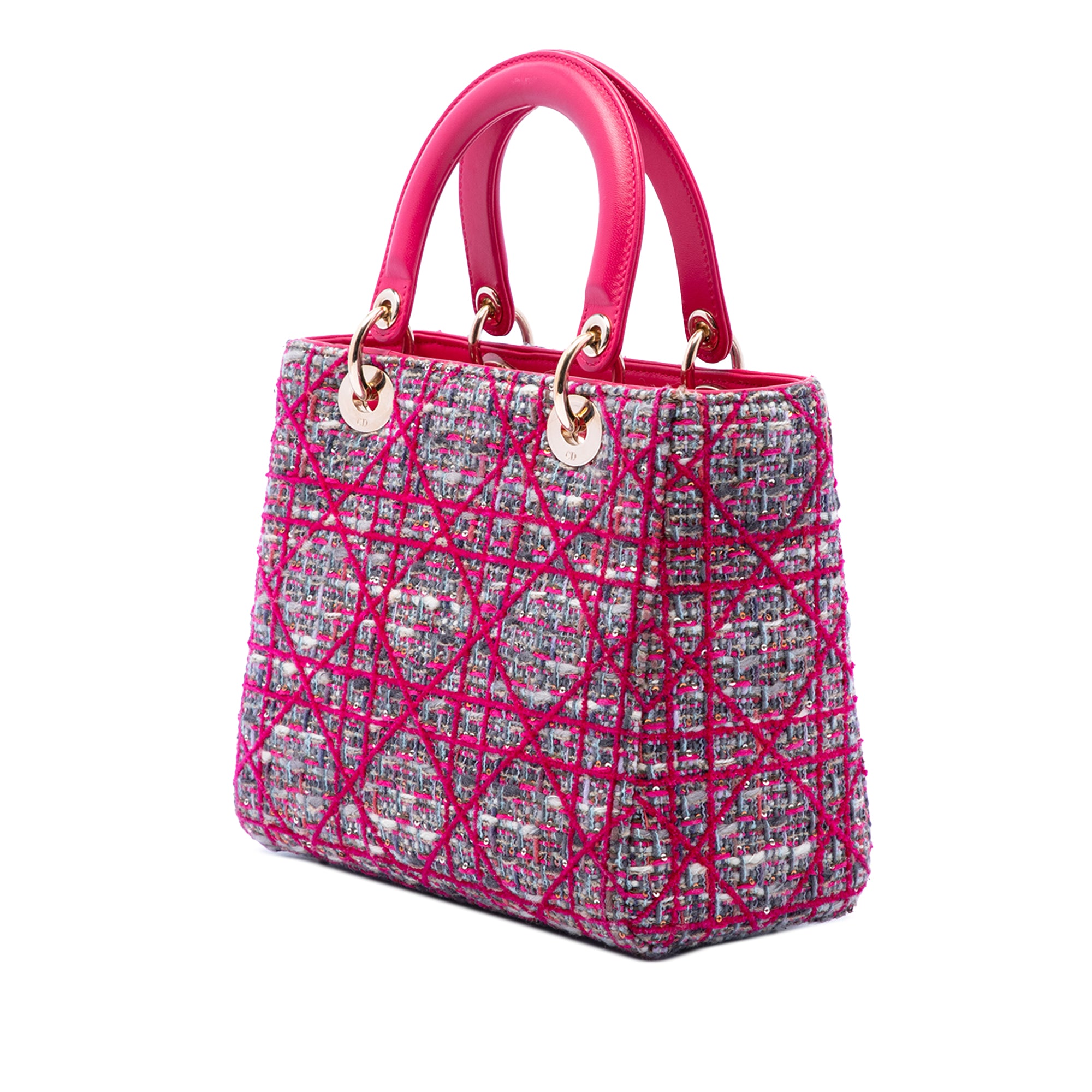 Dior Medium Tweed Macrocannage Lady Dior - image 2