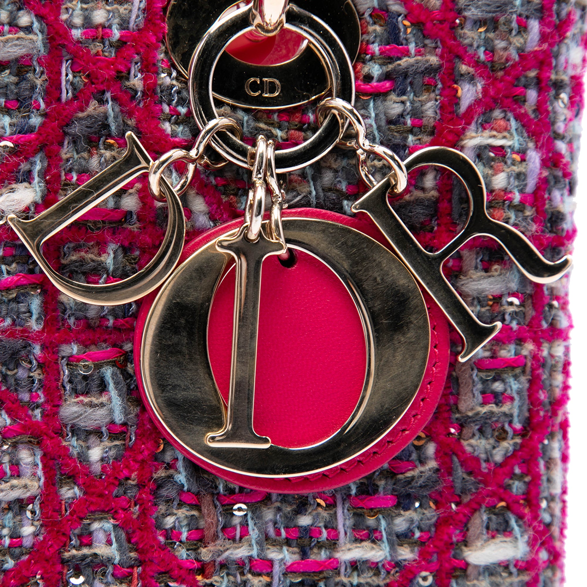Dior Medium Tweed Macrocannage Lady Dior - image 5