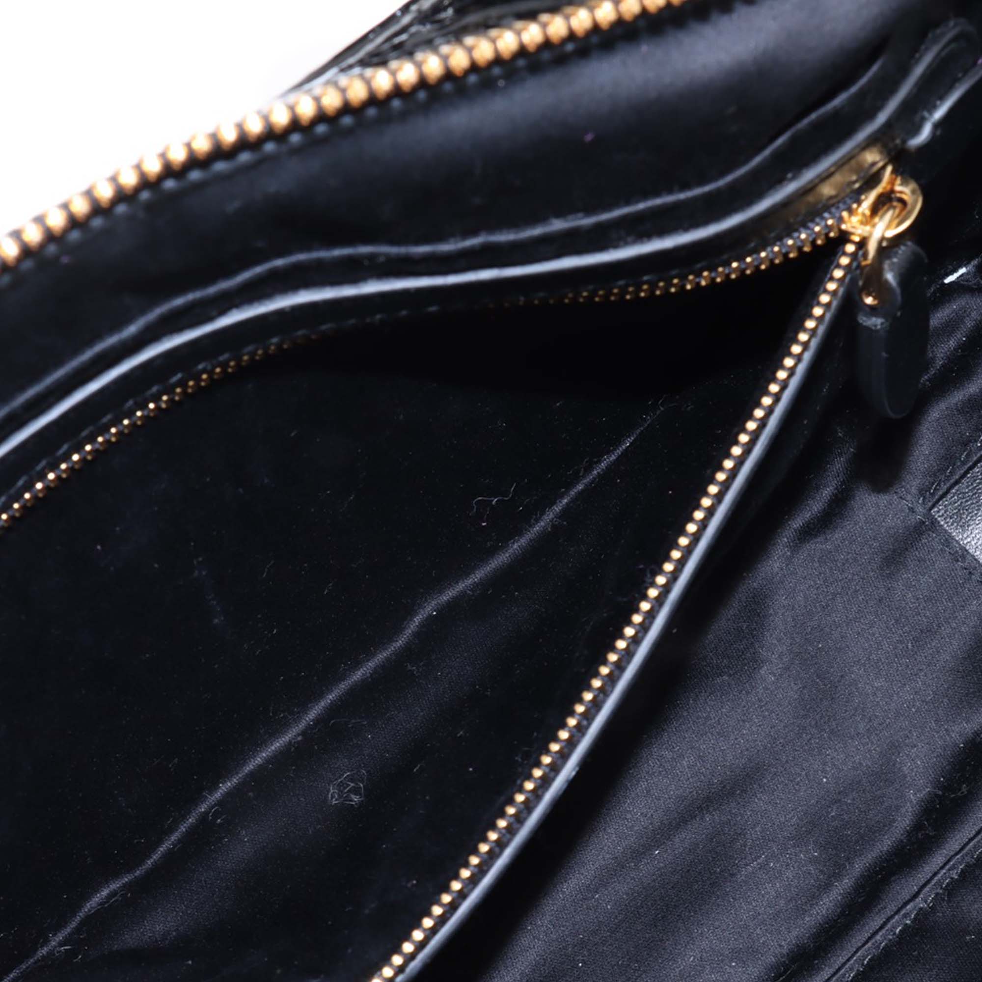 Miu Miu Small Naplak Patent Logo Beau Handbag - image 4