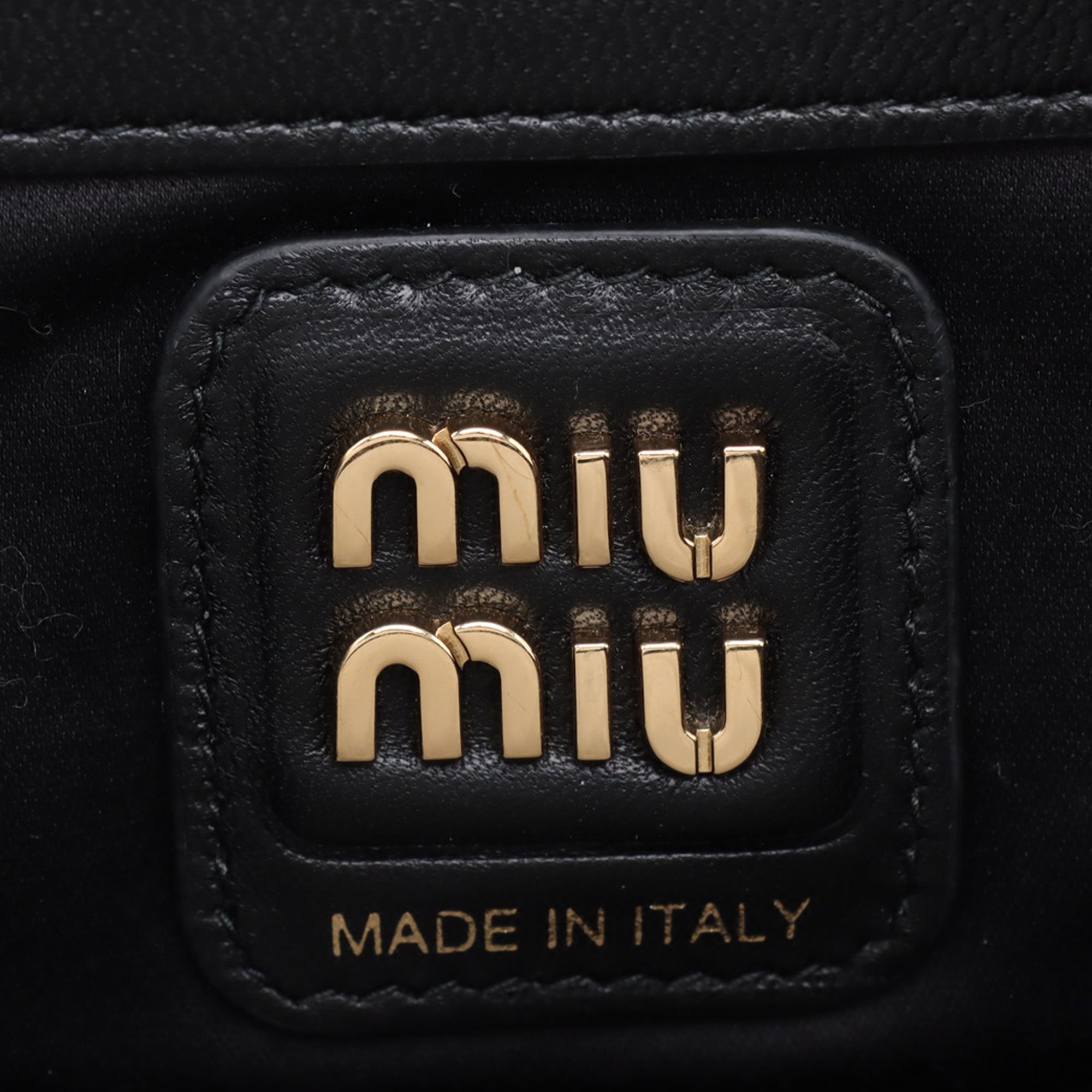 Miu Miu Small Naplak Patent Logo Beau Handbag - image 5