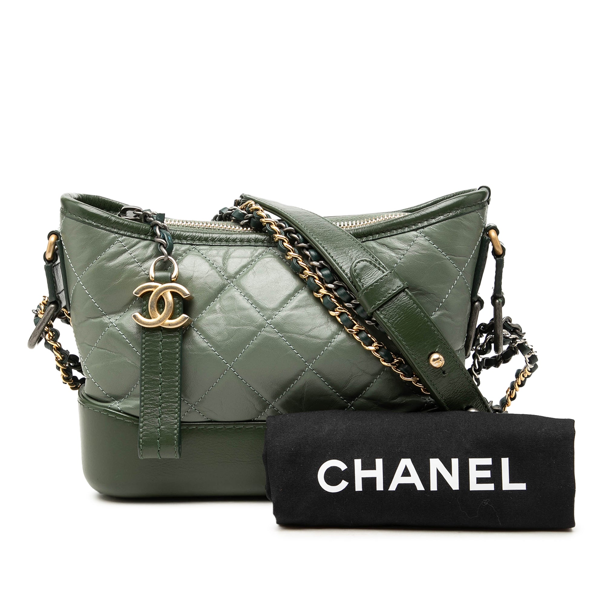 Chanel Small Bicolor Aged Calfskin Gabrielle Crossbody - image 7