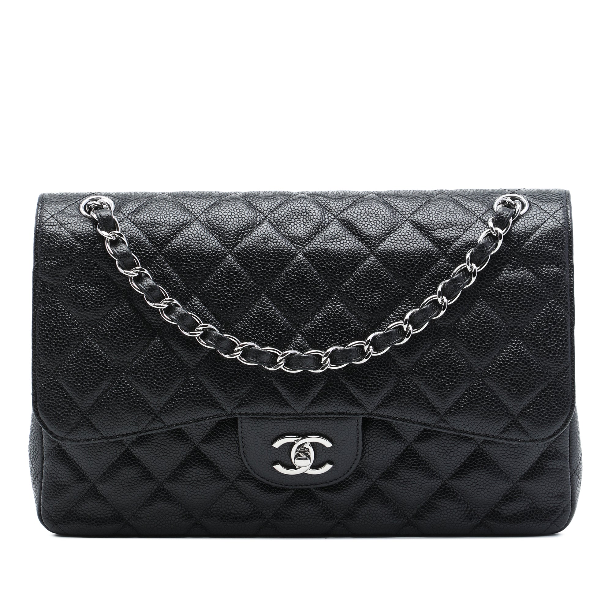 Chanel Jumbo Classic Caviar Double Flap - image 1