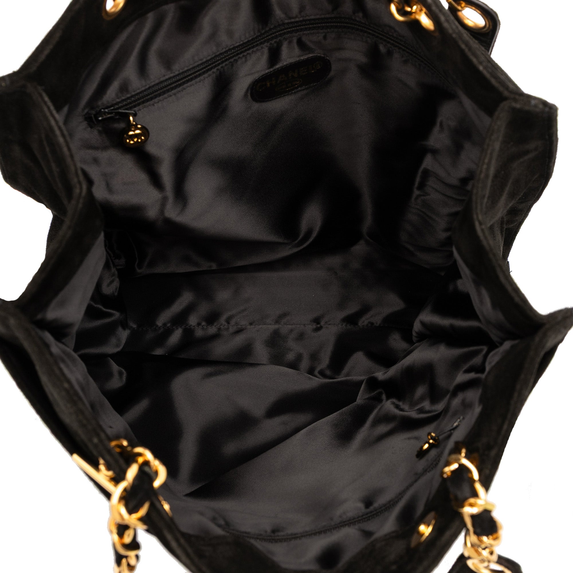 Chanel CC Suede Tote - image 4