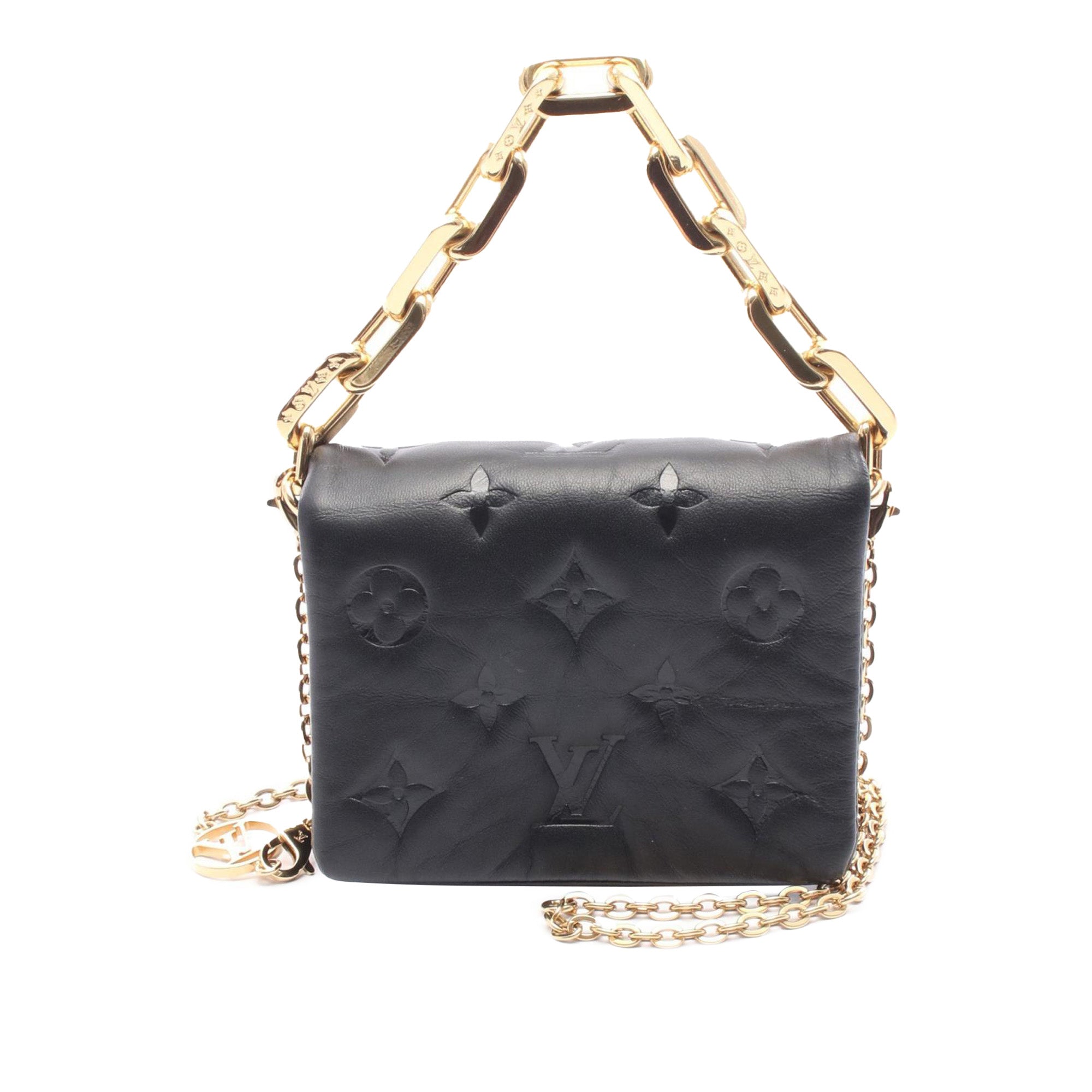 Louis Vuitton Monogram Embossed Puffy Lambskin Coussin Belt Bag - image 1