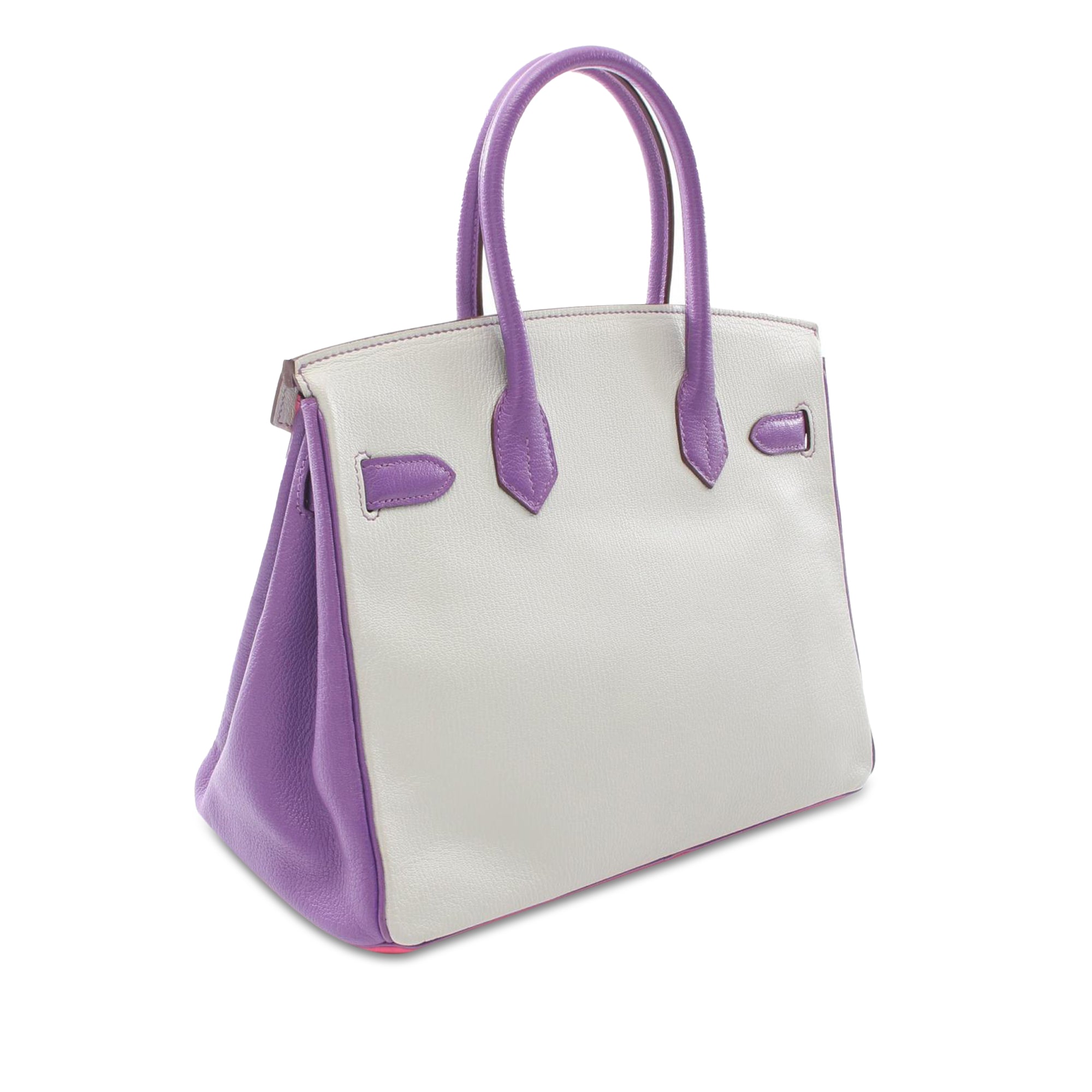 Hermès Special Order Tricolor Chevre Mysore Birkin Retourne 30 - image 2