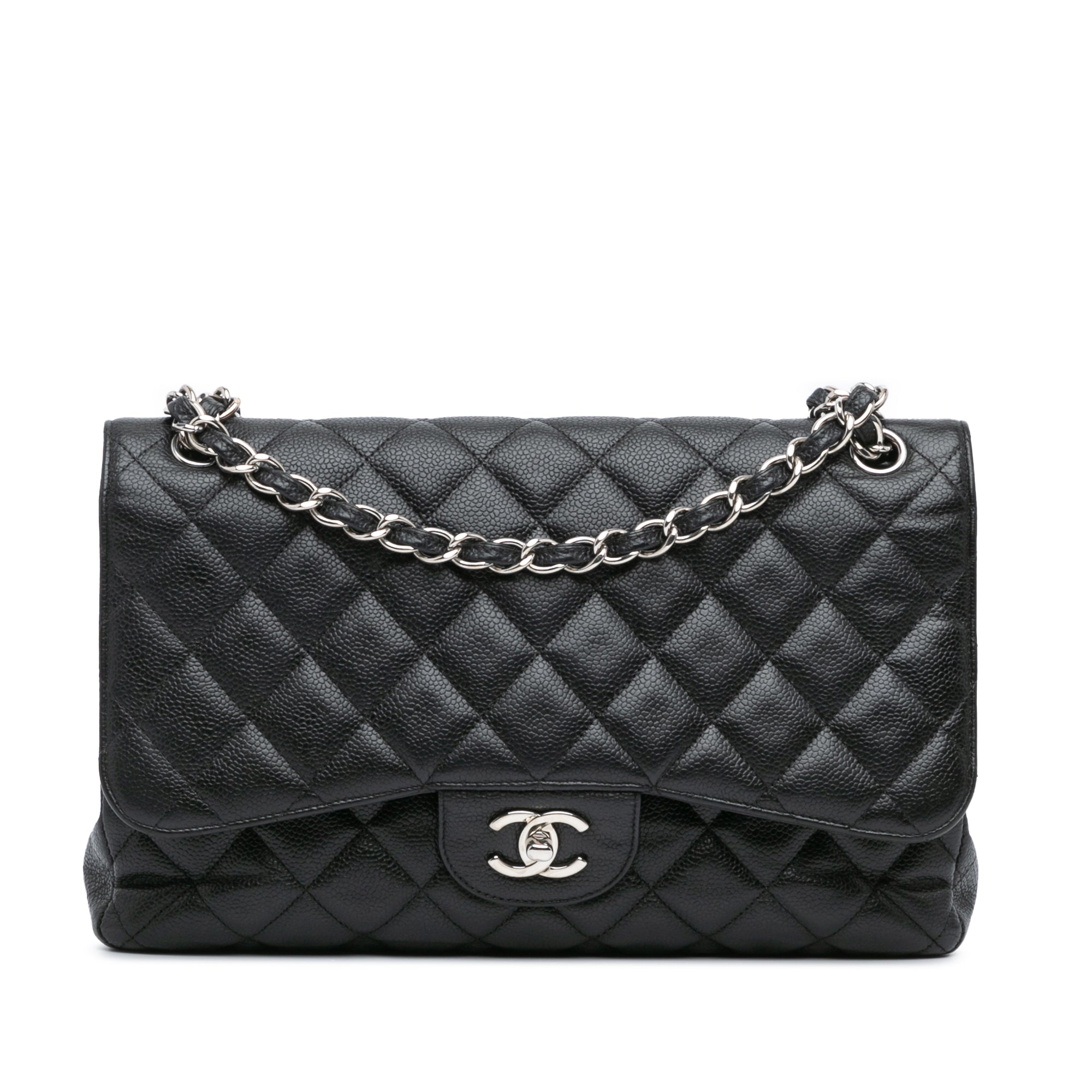 Chanel Jumbo Classic Caviar Double Flap - image 1