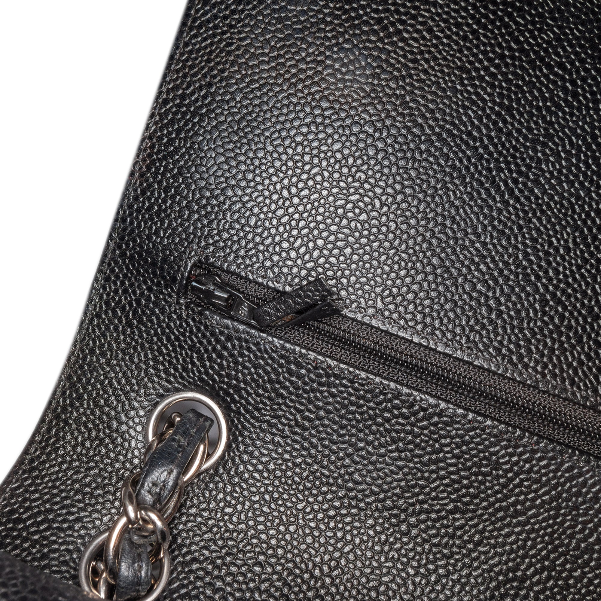 Chanel Jumbo Classic Caviar Double Flap - image 8